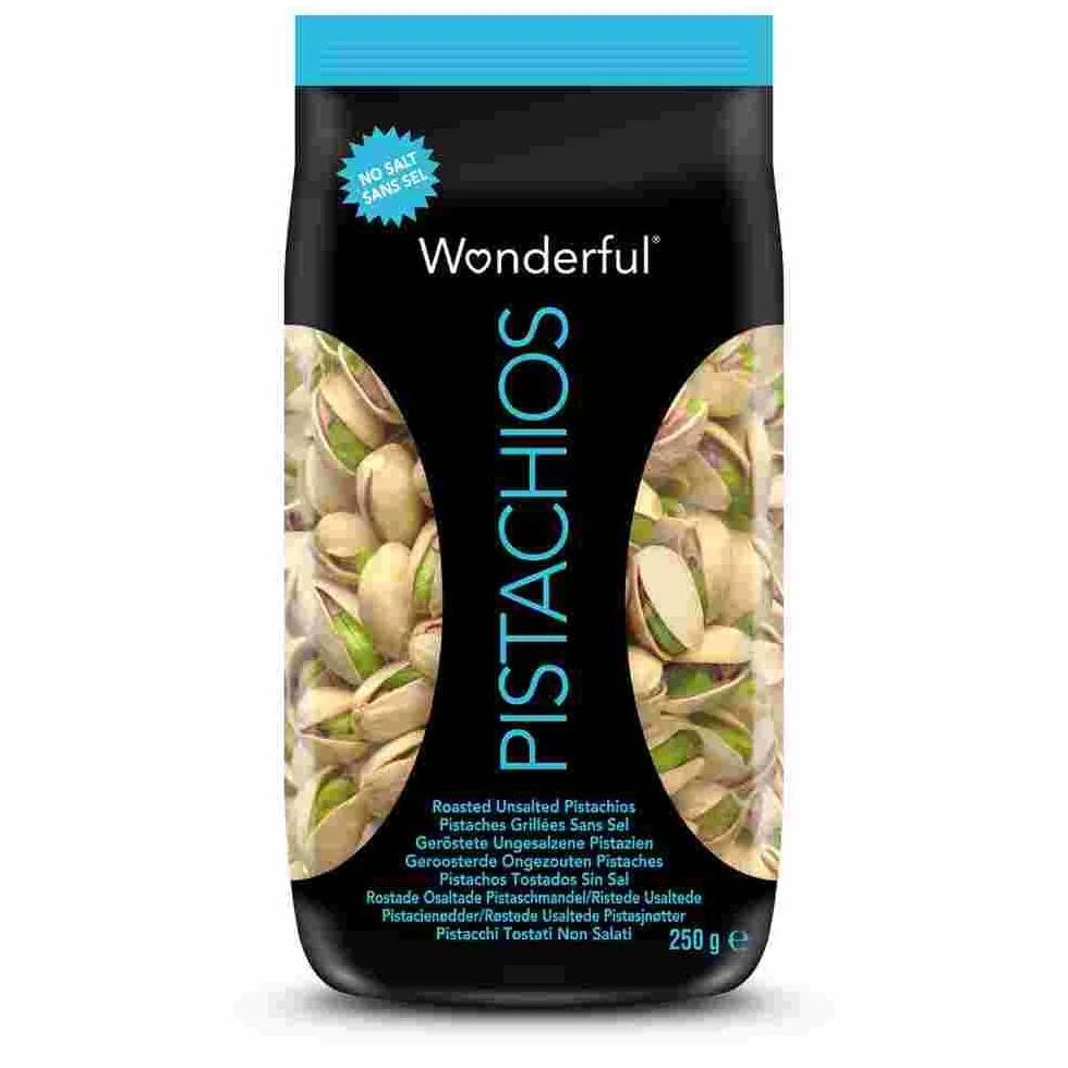Wonderful Pistachios & Almonds Sachet Pistaches Sans Sel 250 G