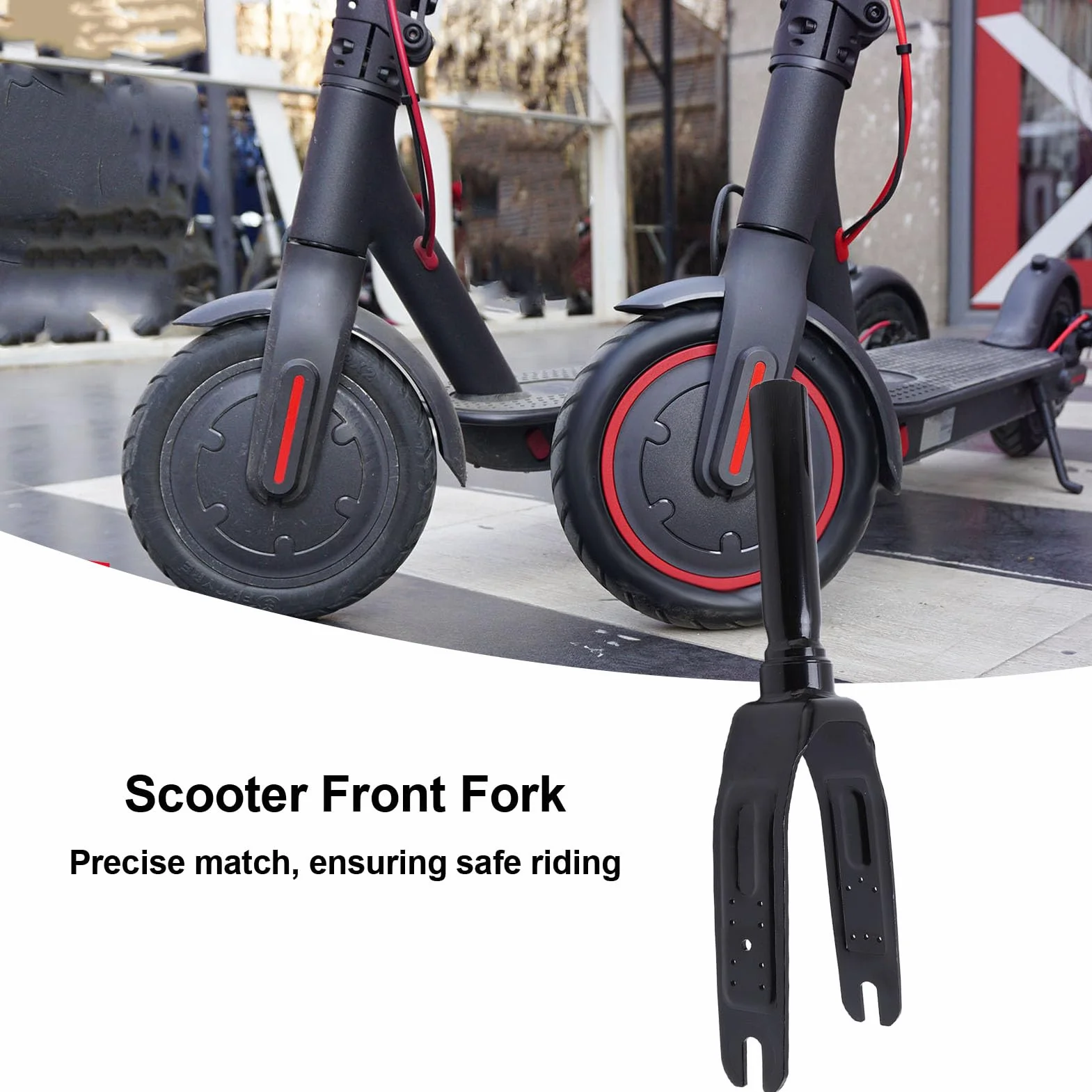 Horquilla delantera de aleación de aluminio para Mi3, scooter ligera, pieza mejorada