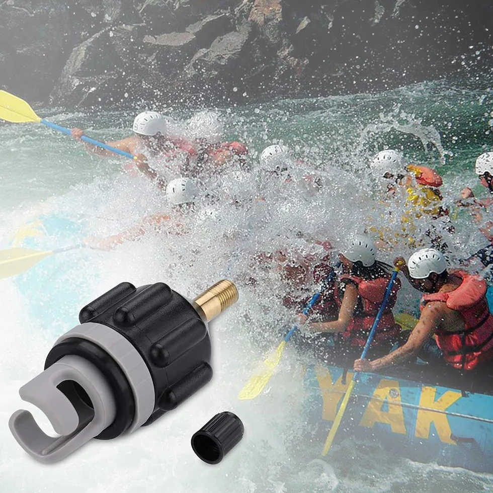 XCOZU Adaptador de Válvula de Aire Inflable para Canoa y Kayak