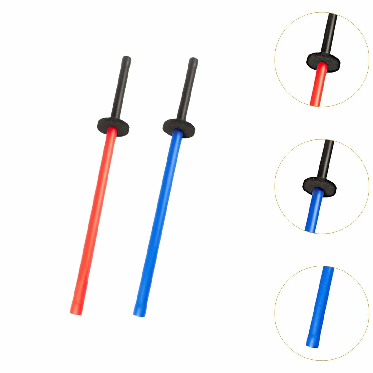 LOVIVER 2 Espadas de Entrenamiento de Esponja, Bokken Acolchado para Practicar Esgrima