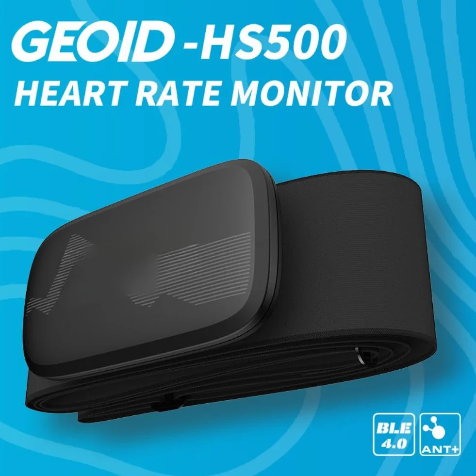 Honseadek HS500 Monitor de Frecuencia Cardíaca con Sensor de Correa para el Pecho, IP67 Resistente al Agua para Ciclismo, Correr, Fitness