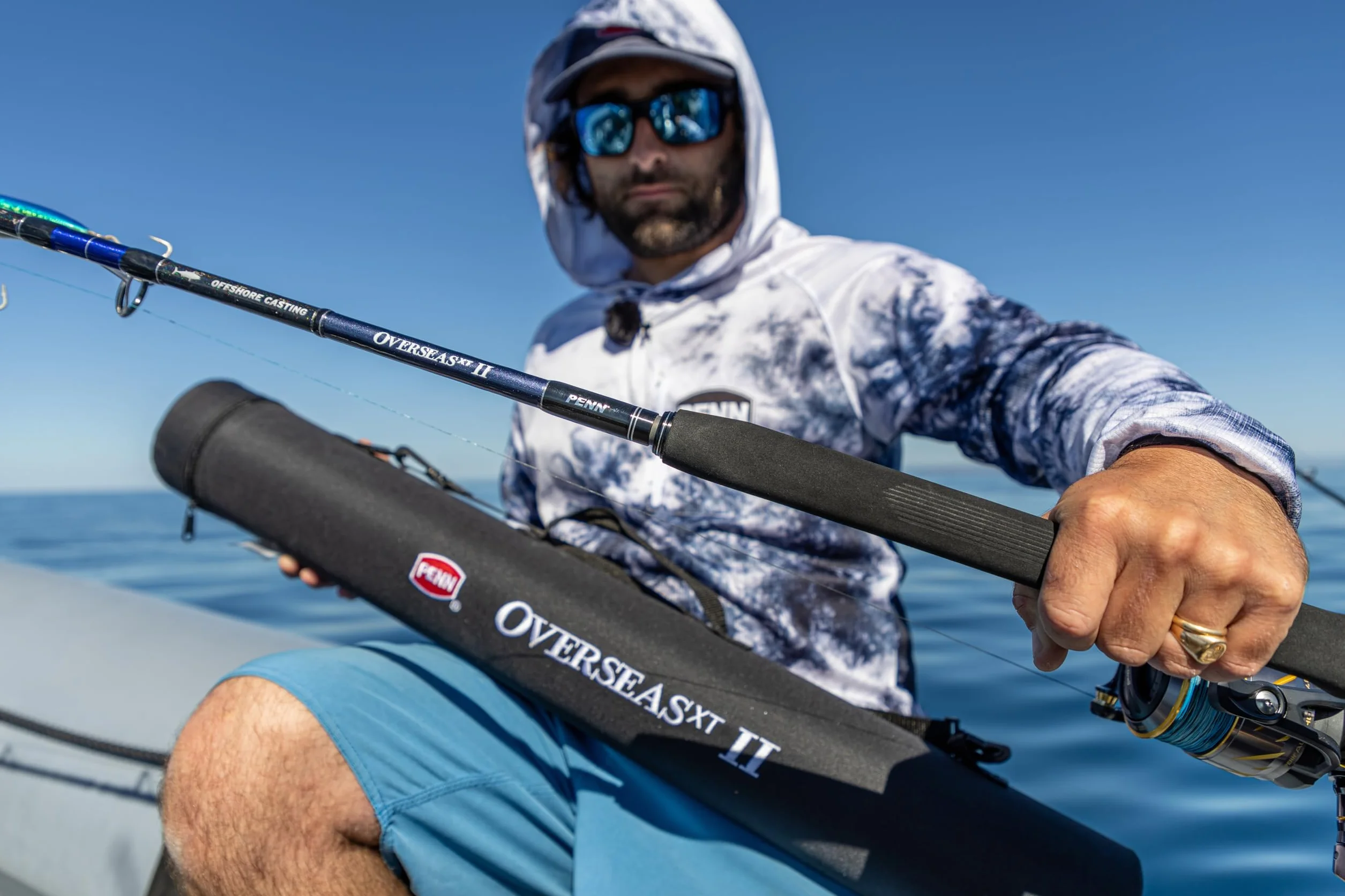 PENN Overseas XT II Offshore Casting Caña de Pescar para Agua Salada Atún Carbonero Pesca Deportiva