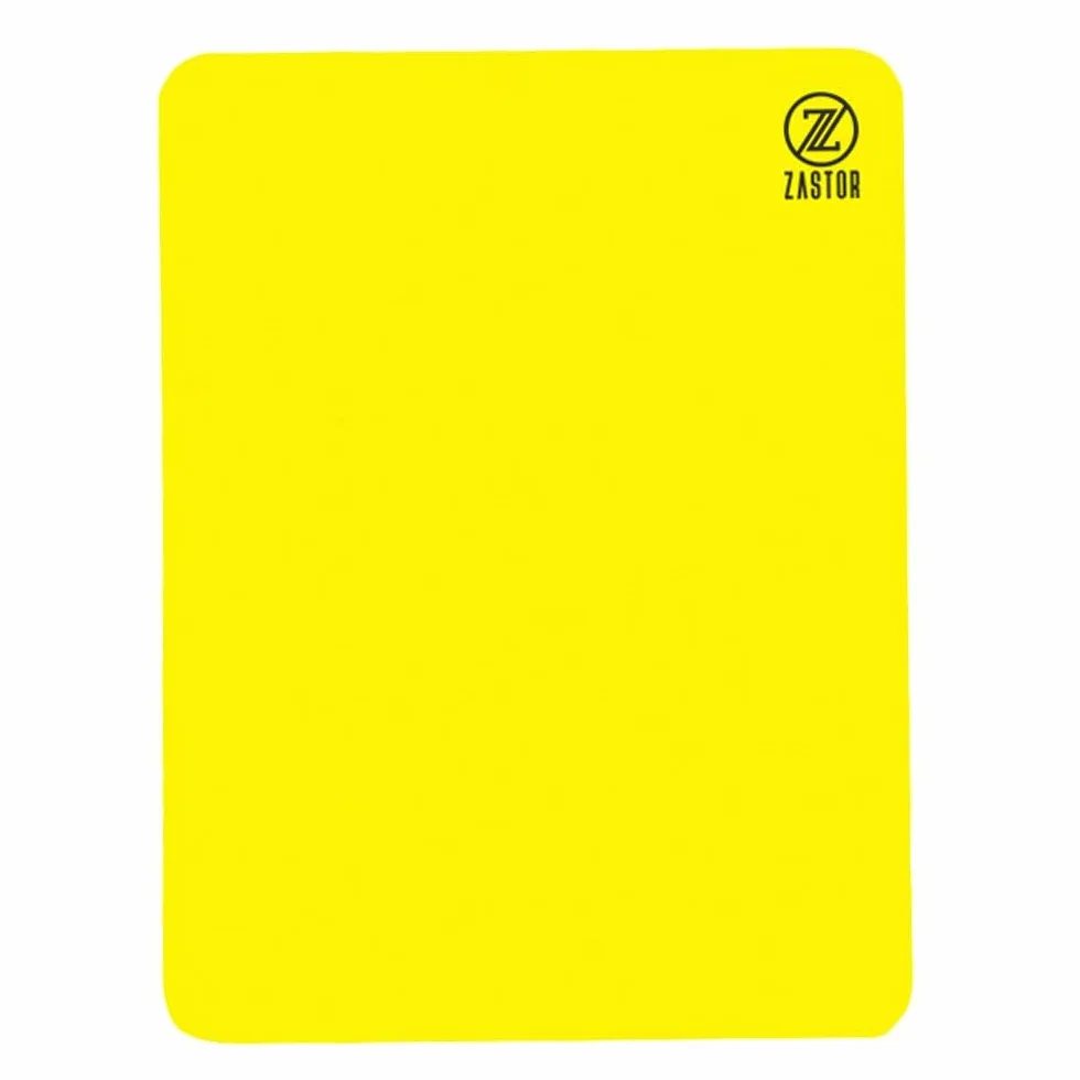 Zastor Kar Tarjeta Árbitro 10,5 x 8cm Amarillo