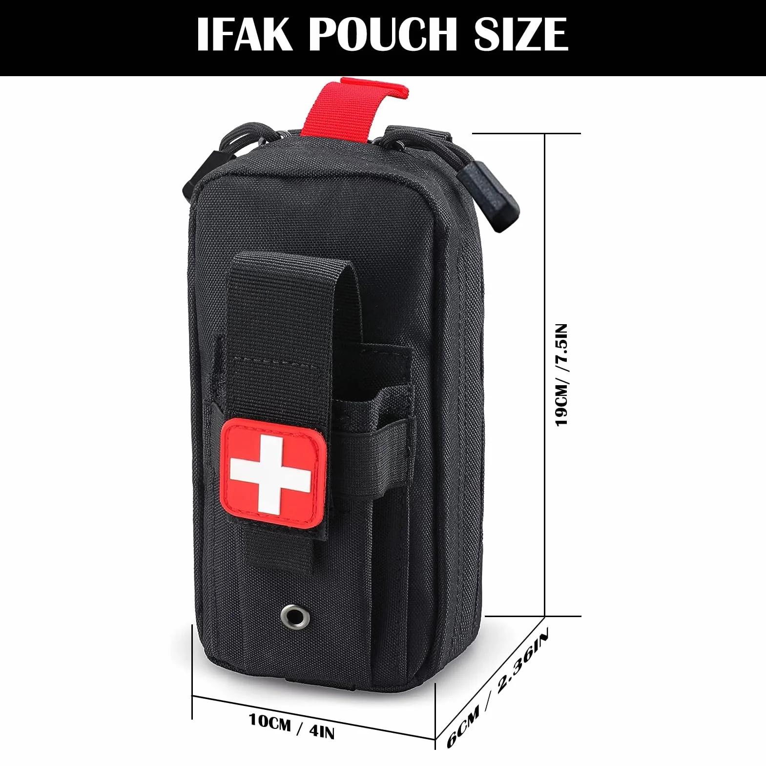 Botiquín Táctico de Primeros Auxilios Bolsa IFAK Pouch Viaje Camping Senderismo Supervivencia