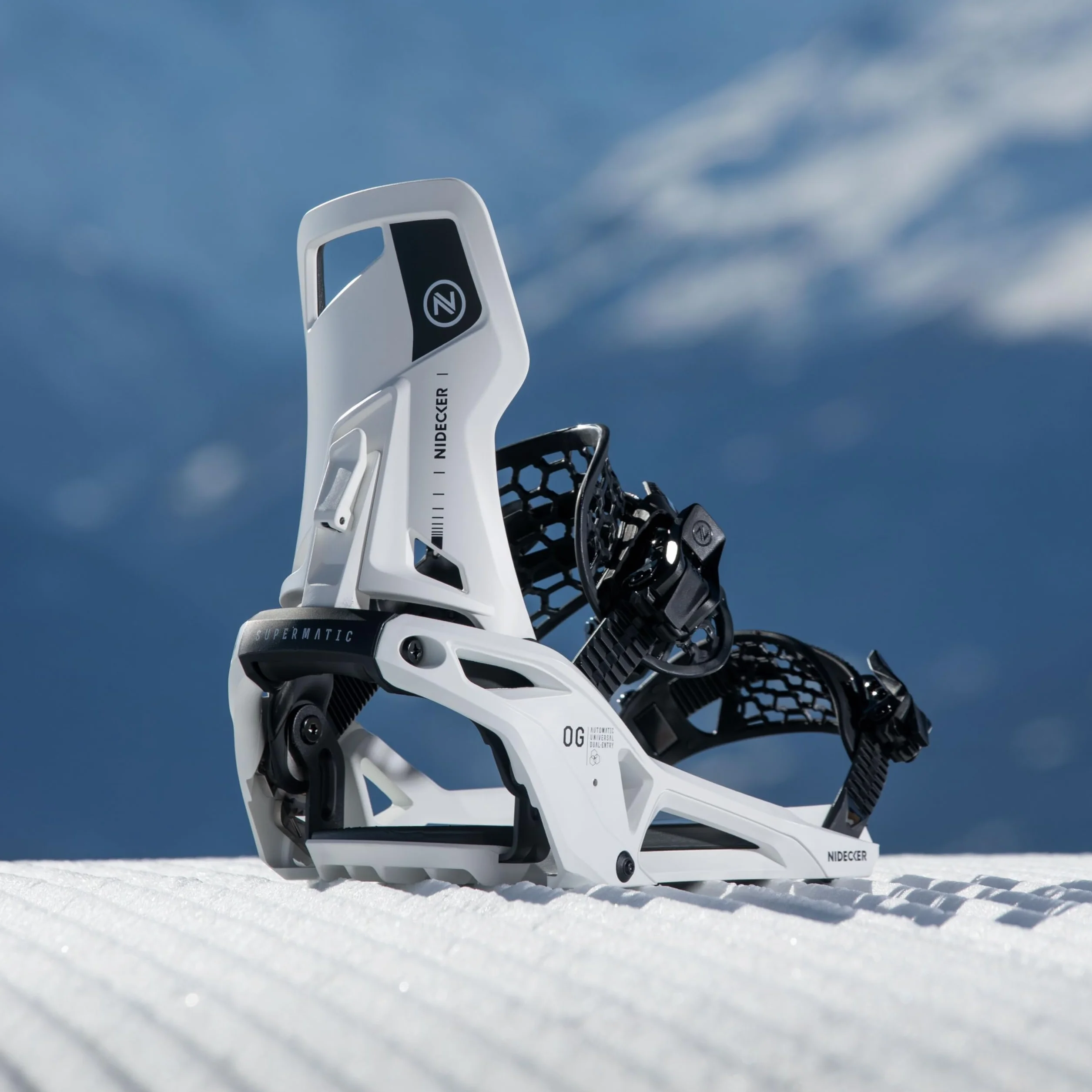 Nidecker OG Supermatic Fijaciones de Snowboard con Respaldo Alto Reclinable