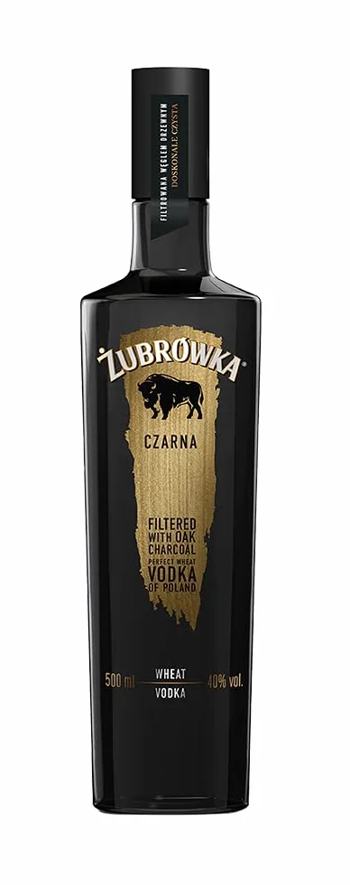 Zubrowka CZARNA Wódka Polska 40% Vol. 0,5l