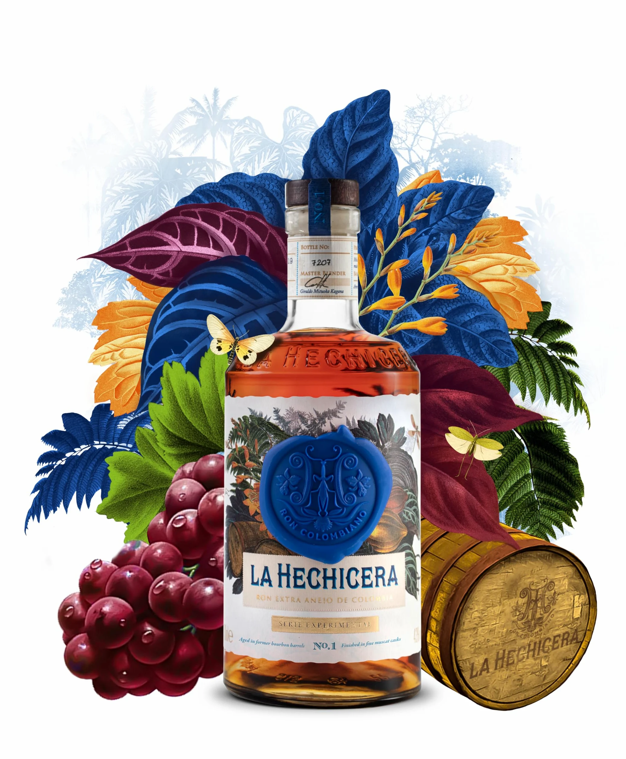 La Hechicera Serie Experimental N.1 Ron Extra Añejo de Colombia - 700 ml