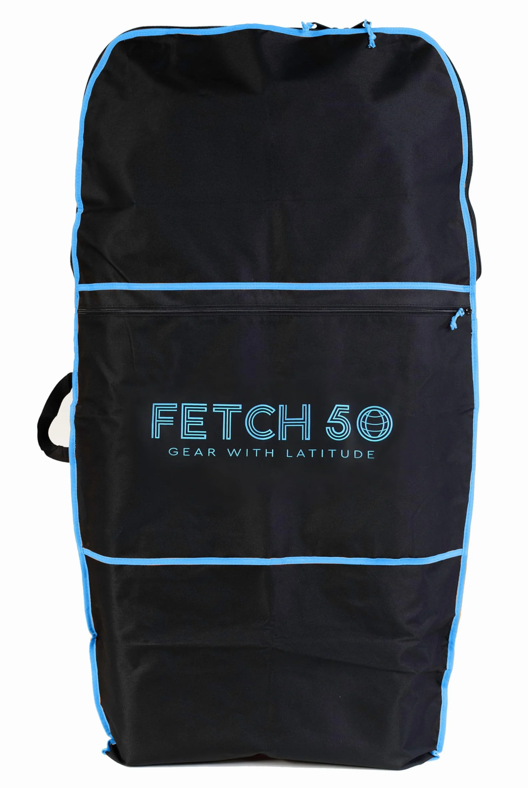 Bolsa de Bodyboard Doble Nova, Correas de Mochila, Poliéster Resistente, Bolsillo Grande, Negro Naranja o Azul