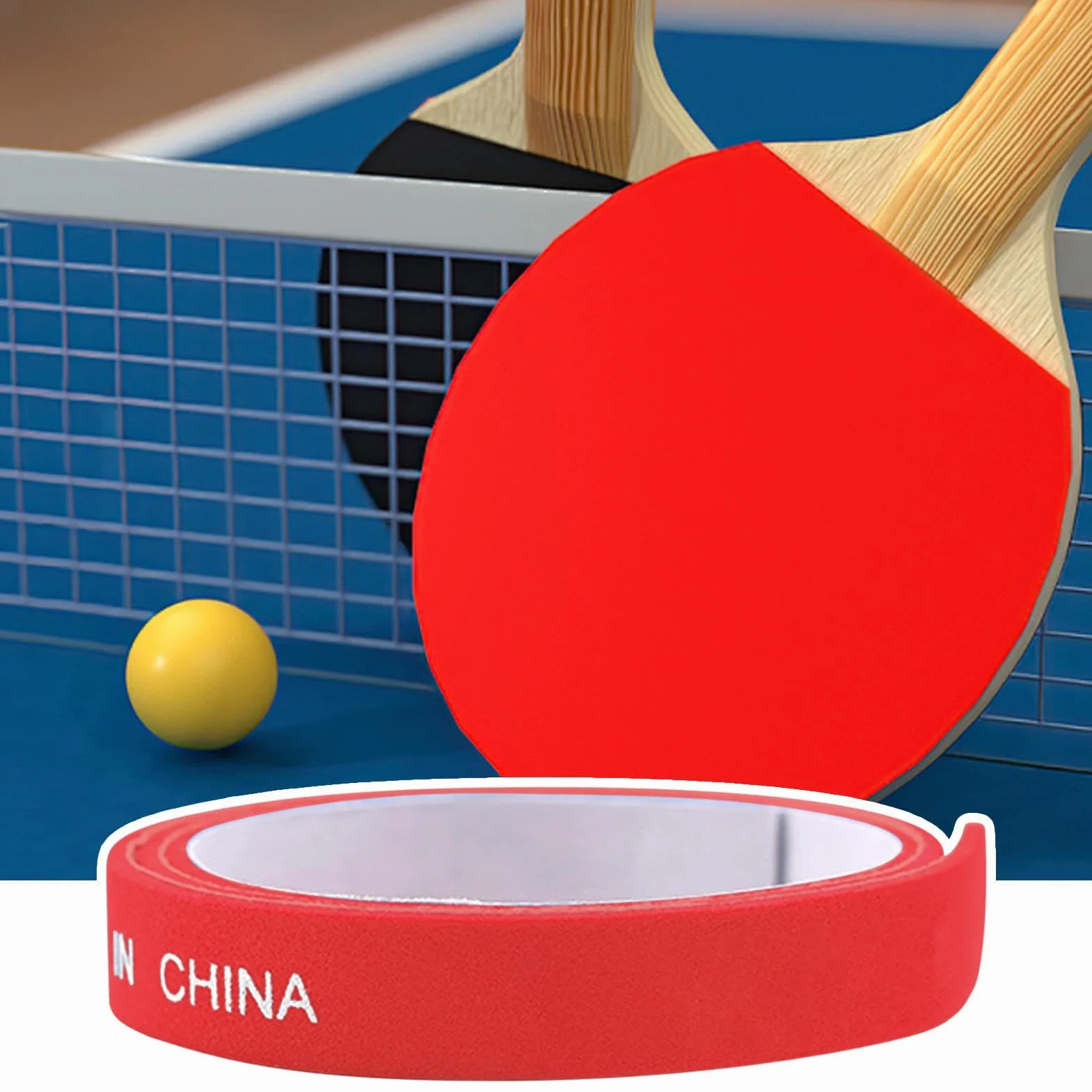 Cinta Protectora para Bordes de Paletas de Tenis de Mesa 10 Unidades