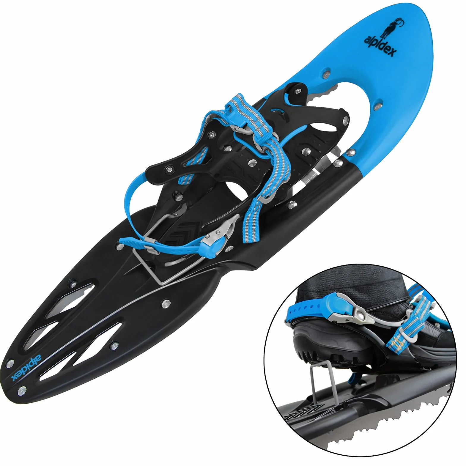 ALPIDEX Raquetas Nieve Luengo Adulto 38-46 Bolsa Transporte