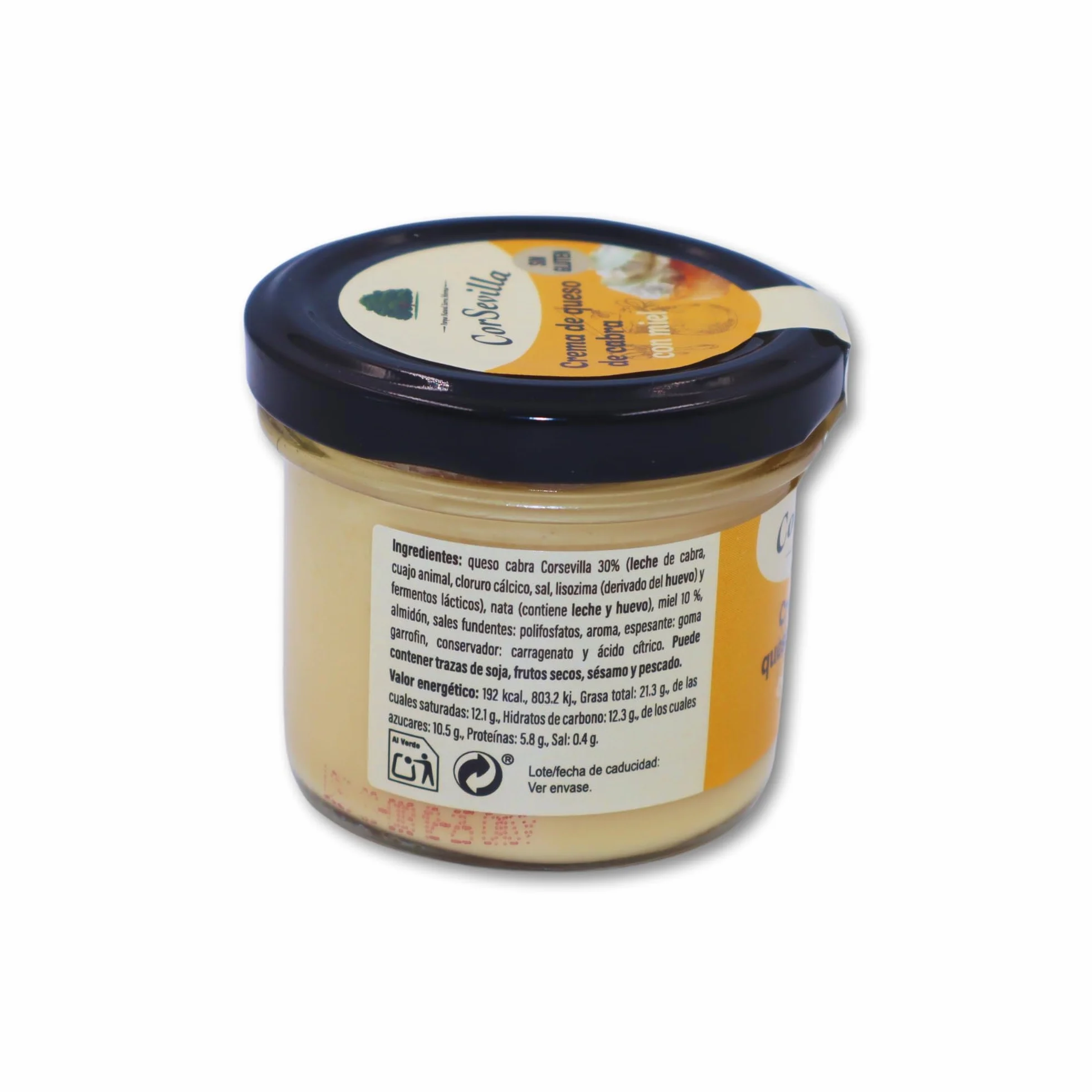 Corsevilla Crema Queso Cabra Curado Miel Queso Untar Gourmet 100 g