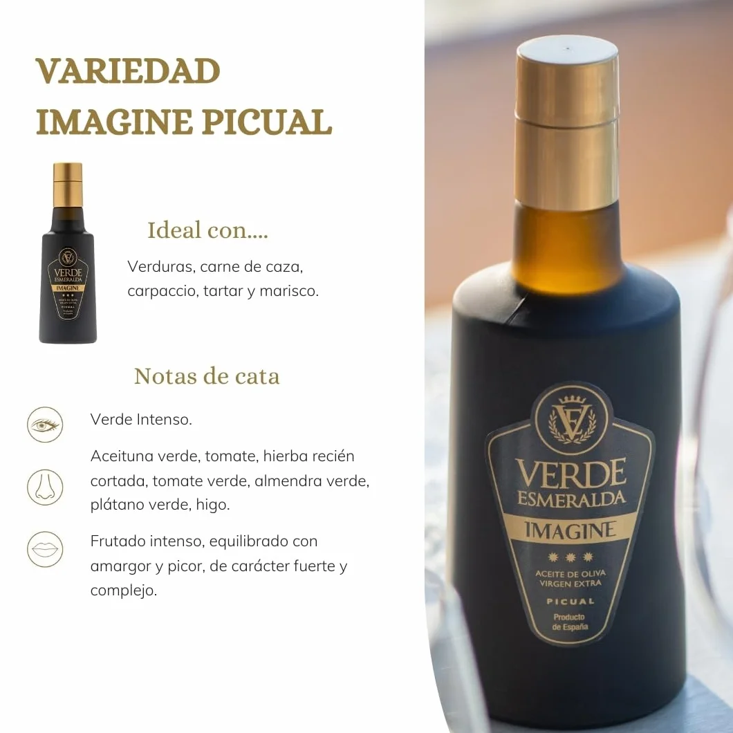 Aceite de Oliva Virgen Extra Picual Verde Esmeralda Edición Especial 500ml