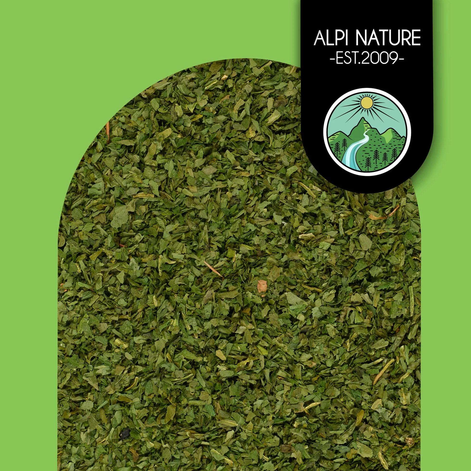 Alpi Nature Ajo Silvestre Orgánico 125g, Hojas de Ajo Silvestre Secas y Picadas para Cocinar