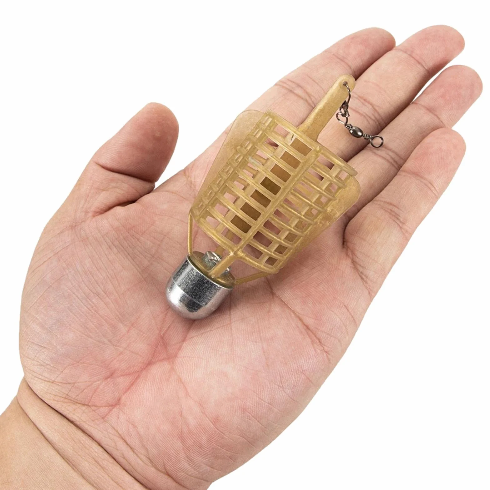 WEITING Jaula de cebo de pesca comedero primavera carpa accesorios