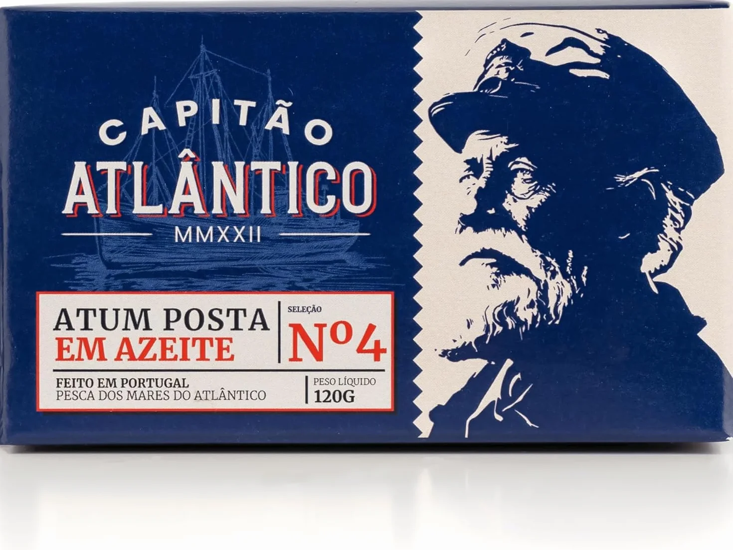 Atún en Aceite de Oliva Pack 4x120g Conservas Portuguesas en Trozos