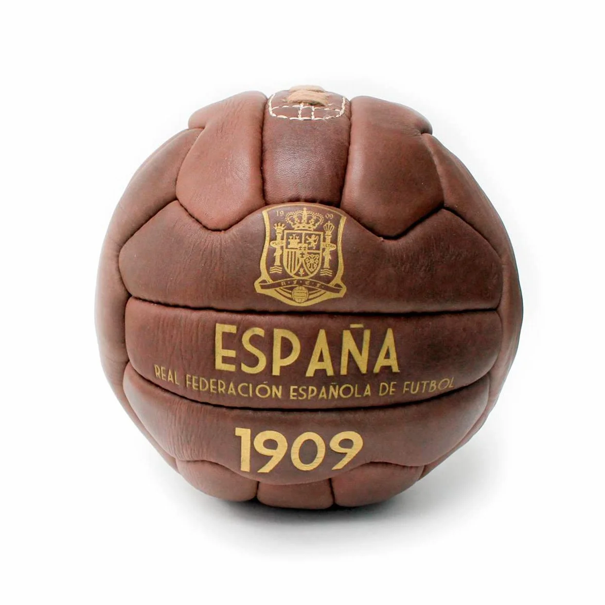 Real Federación Española de Fútbol Histórico RFEF 1909 Balón Marrón
