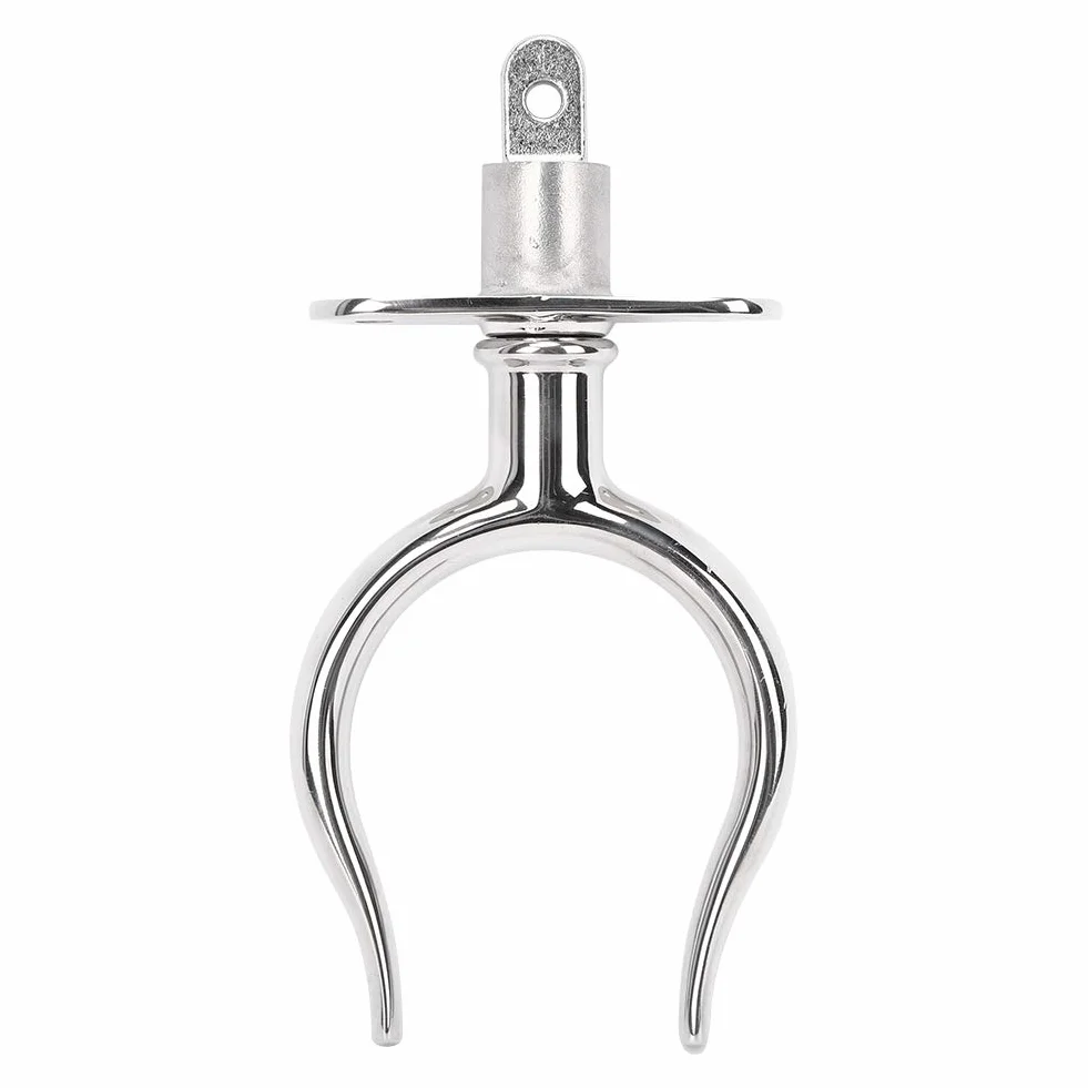 Qqmora Horquilla de Remo Acero Inoxidable para Barco de Remos Yate Marino