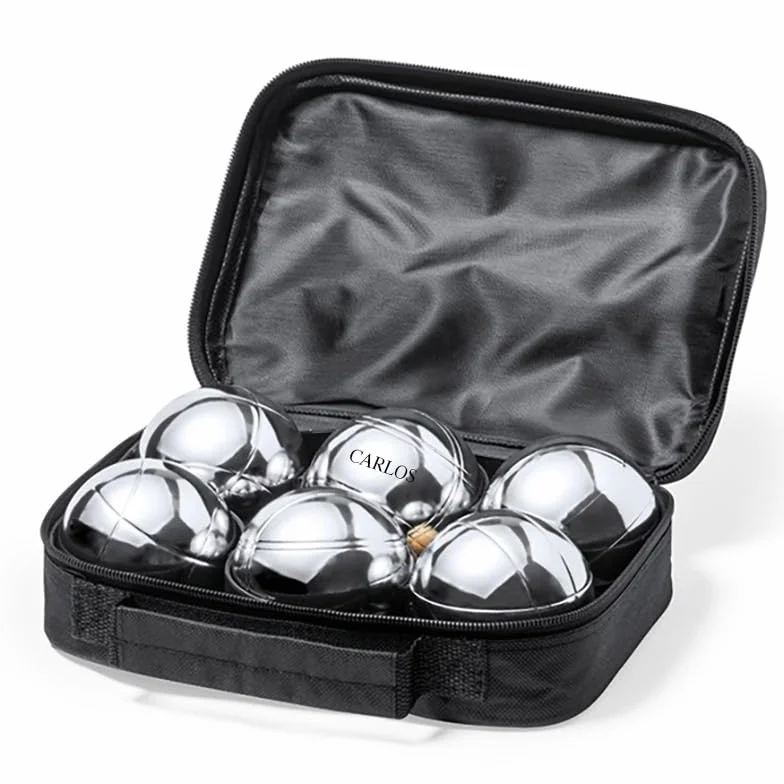 Juego de Bolas de Petanca Personalizadas con Nombre Grabado