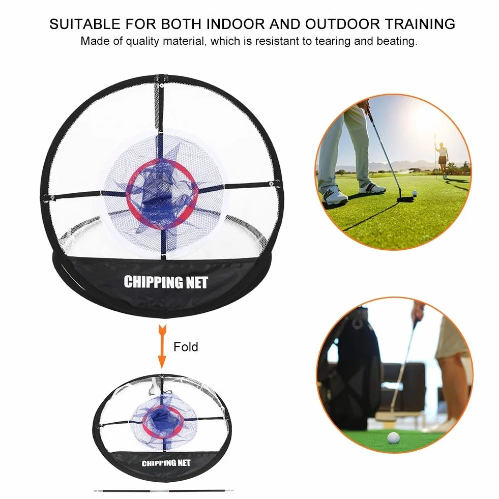 MAGT Red de Entrenamiento de Golf Portátil - Juego de Práctica de Astillado Pop-Up Ligero y Compacto para Interior