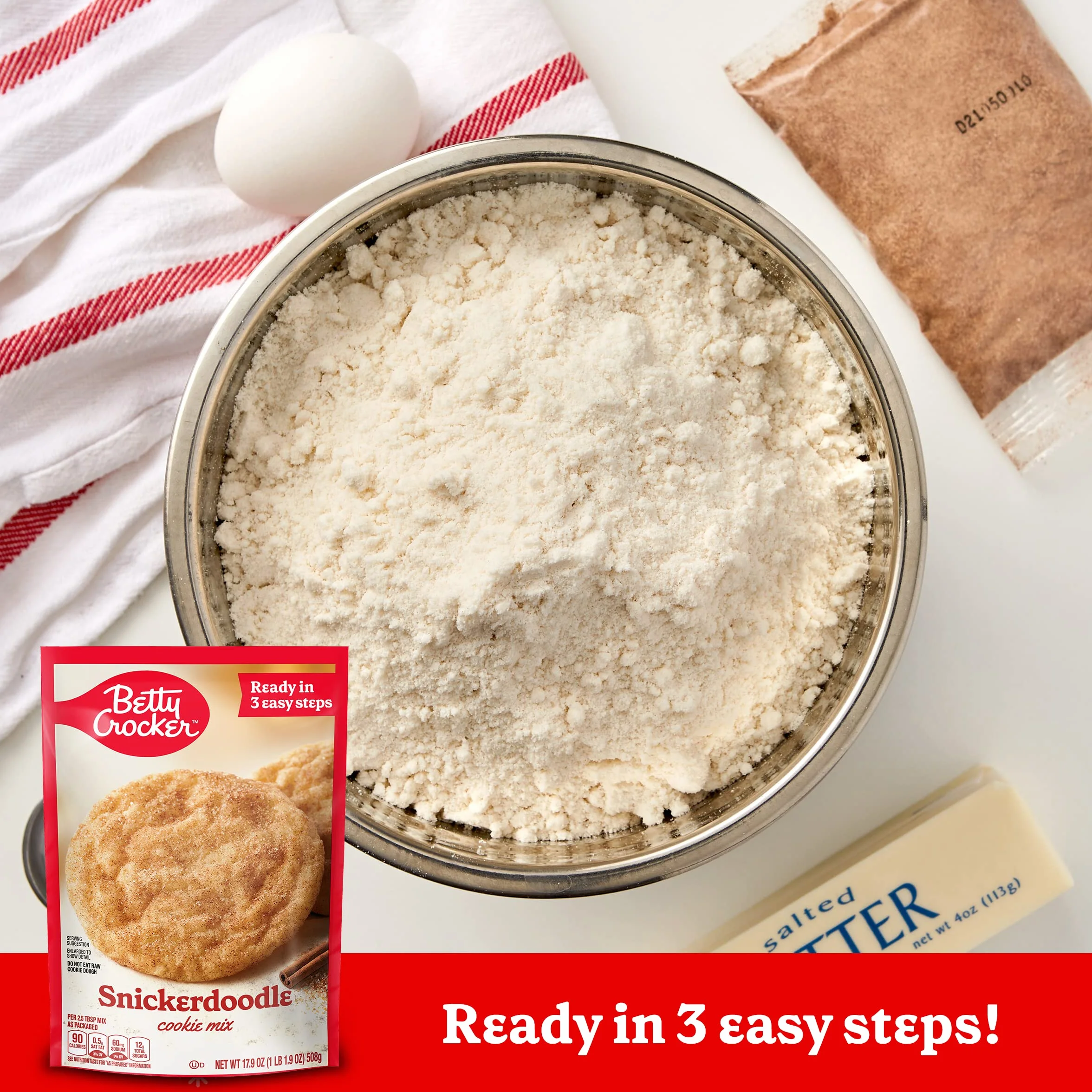 Betty Crocker Snickerdoodle Cookie Mix - 17.9 oz