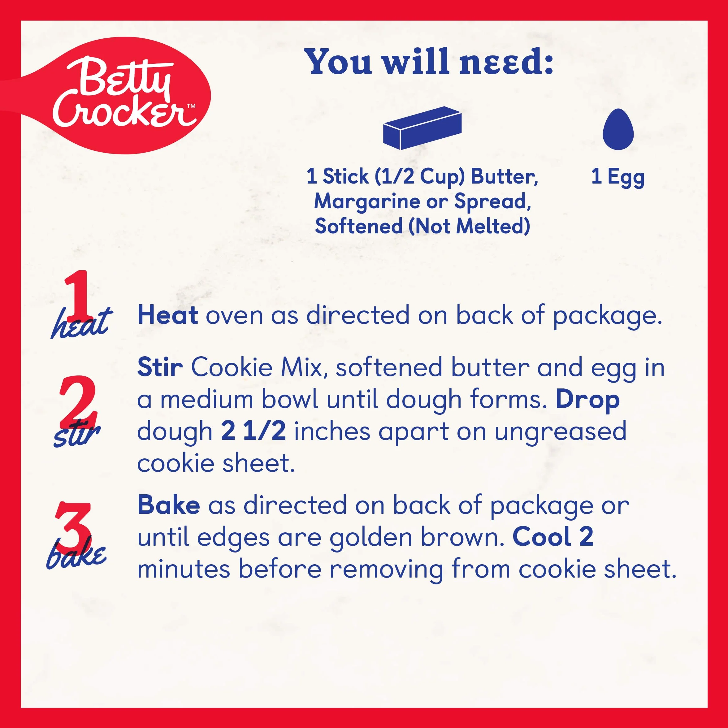 Betty Crocker Mezcla de galletas con chispas de chocolate y avena, 17.4 onzas Betty Crocker