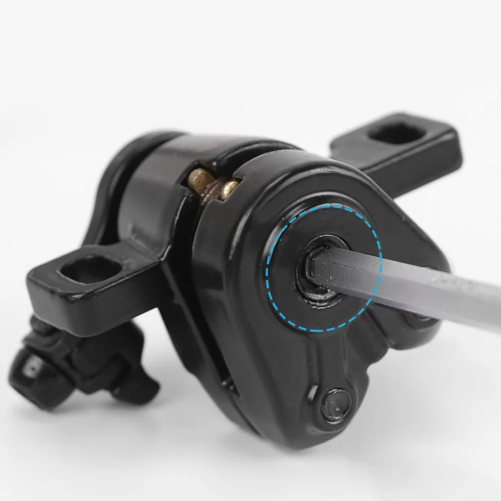 Pinza de freno de disco delantera derecha para scooter eléctrico 8-10 pulgadas aleación de aluminio negro