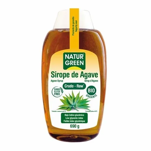 Sirope de Ágave Crudo Naturgreen, 500 ml