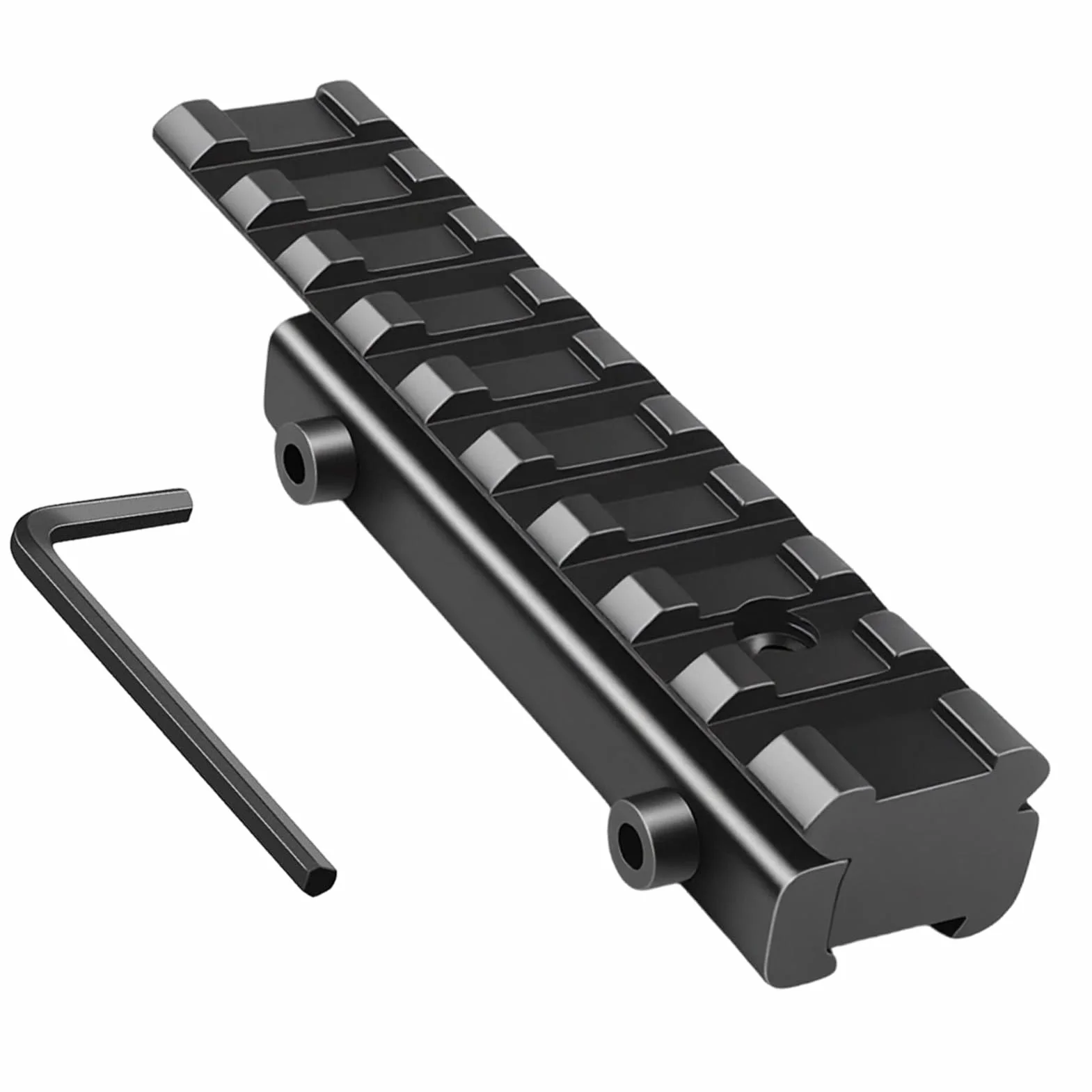 Convertisseur de Montage AR 11 mm Queue d'aronde Vers 20 mm Picatinny Rail Adapter Aluminium