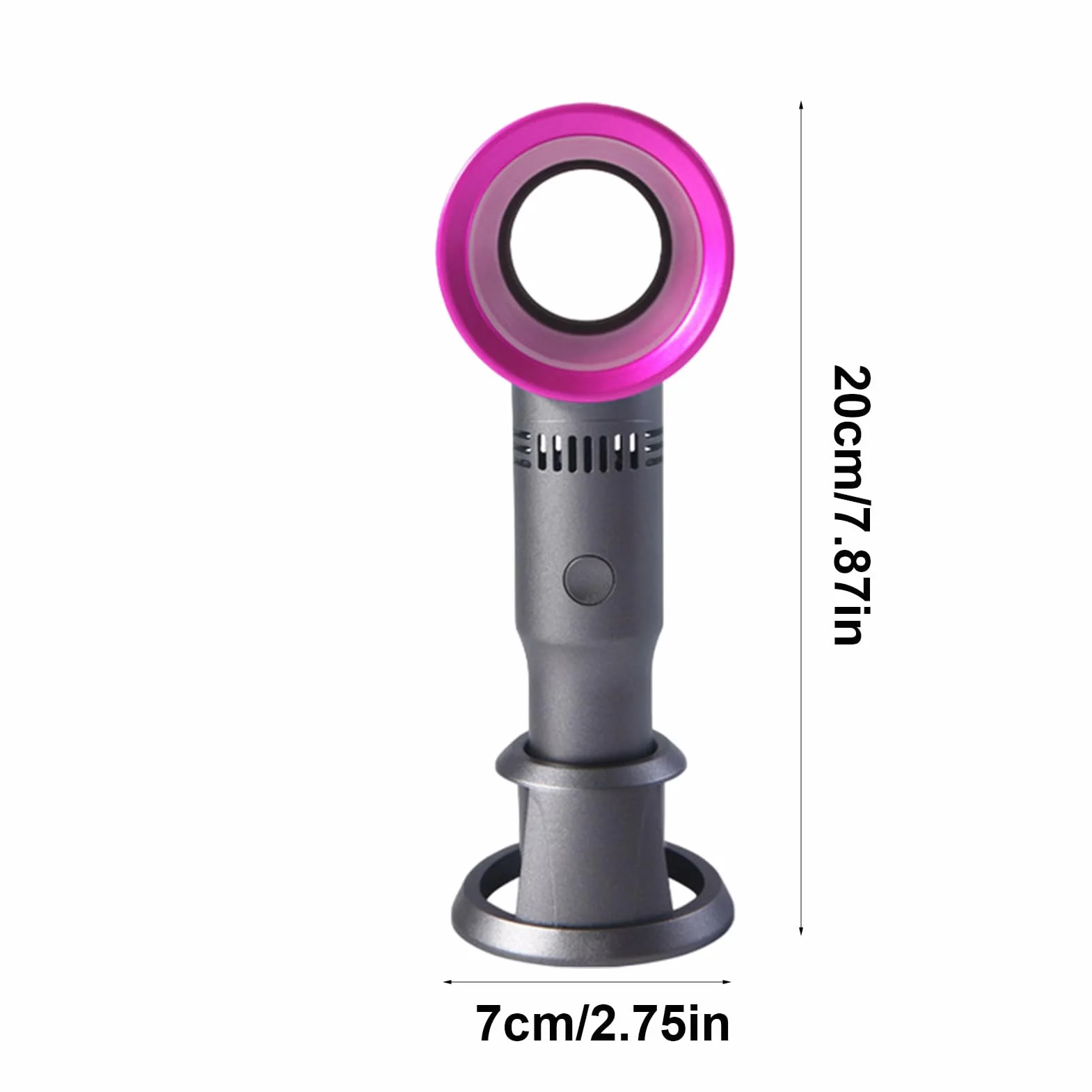 Ventilador de Bolsillo Portátil sin Aspas, Ventilador de Mano para Refrescar al Aire Libre