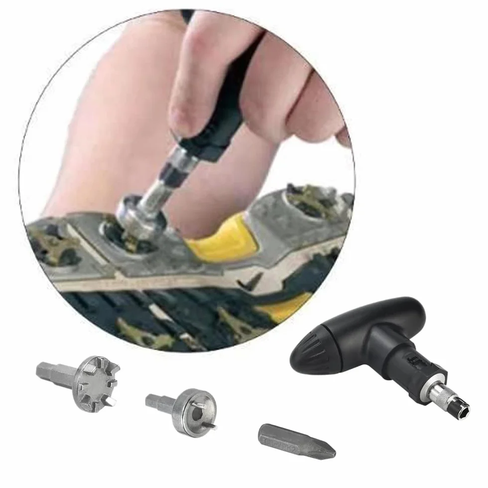 Llave para Zapatos de Golf Acero Inoxidable Herramienta Quitar Tacos Accesorio