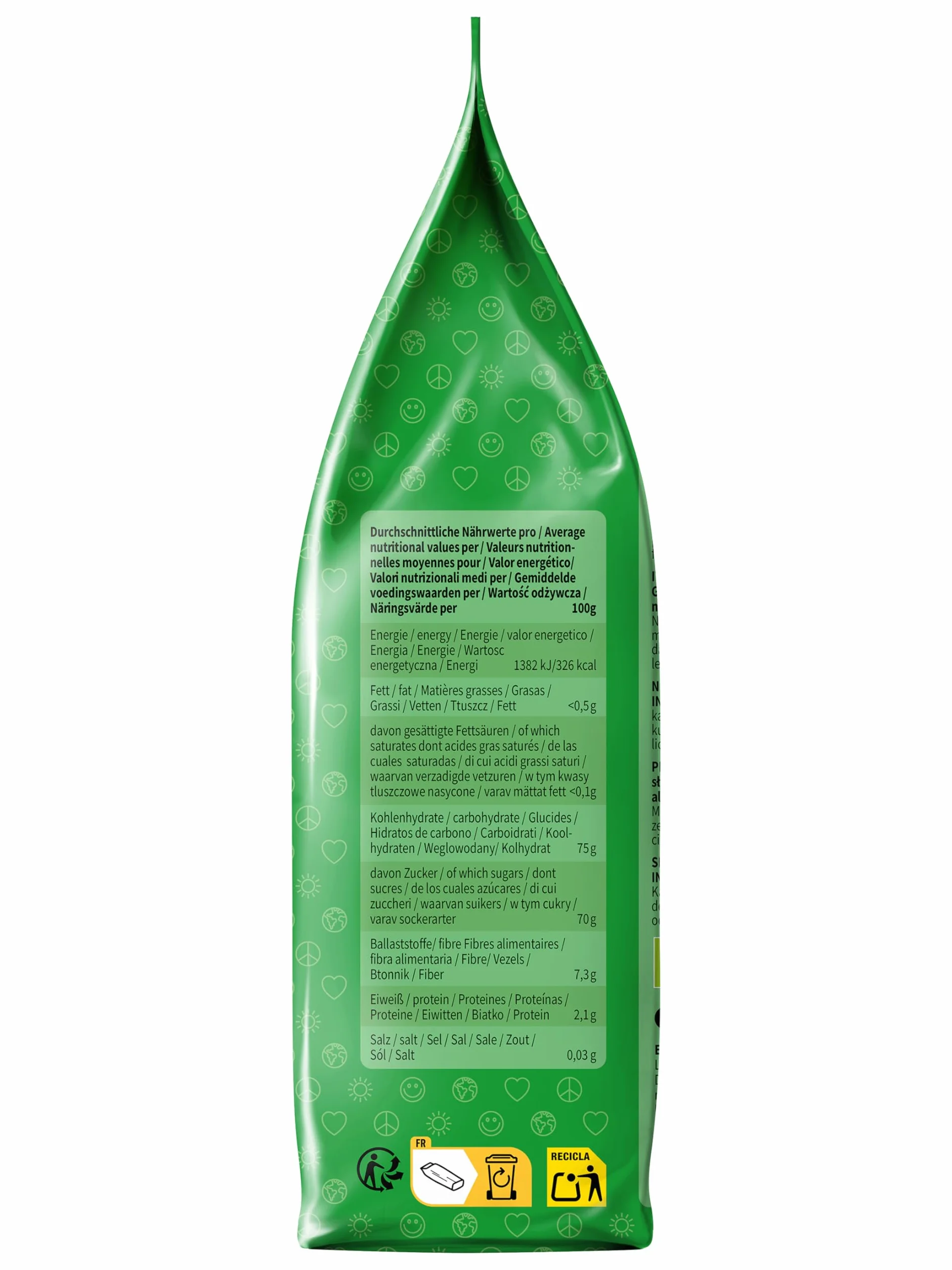 Mundo Feliz - Dátiles ecológicos secos sin hueso, 2 bolsas de 500 g