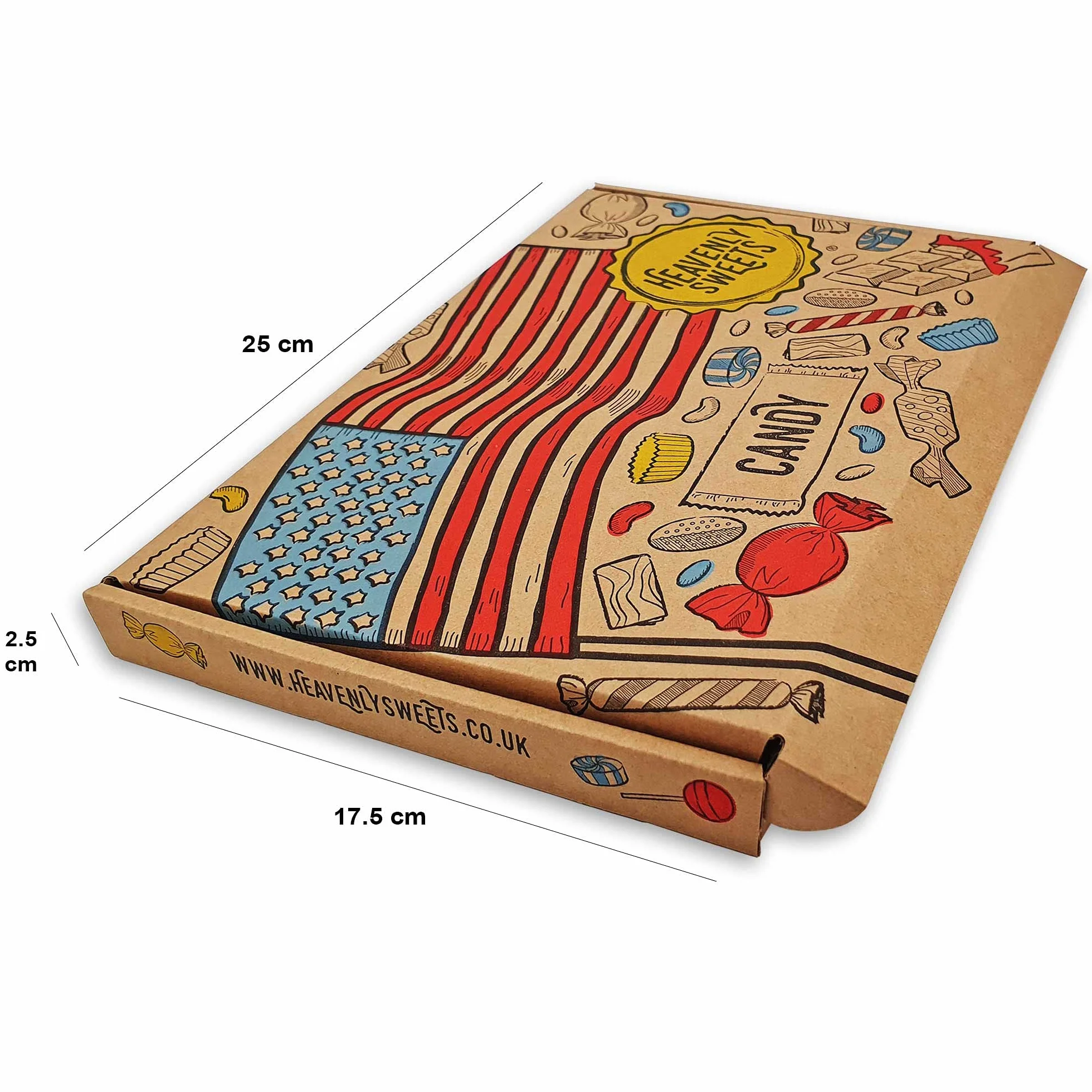 Heavenly Sweets | Chuches Americanas - Caja de regalo de caramelos y chocolates americanos - Retro USA Candy - Cesta de regalo - Cumpleaños, Pascua, Dia Del Padre, Día de la Madre, Semana Santa