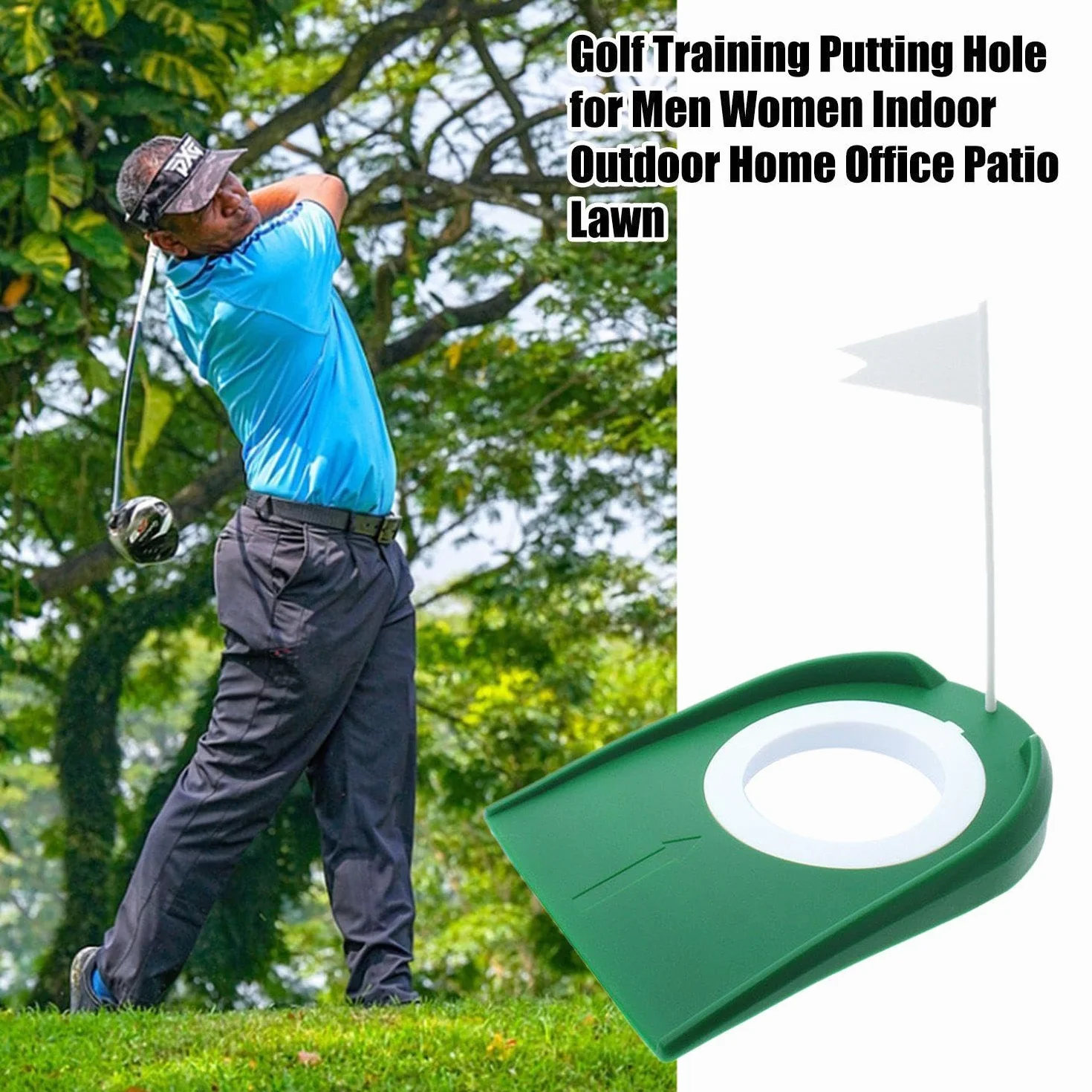 Putter De Golf De 3 Piezas, Mini Juego De Entrenamiento Para Sala