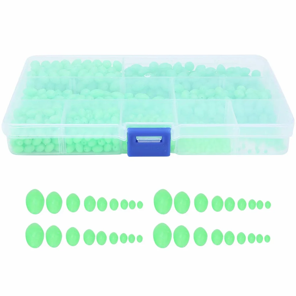 SUNGOOYUE Perlas de Pesca Luminosas 900 Piezas Multifuncional para Pesca Agua Salada Dulce