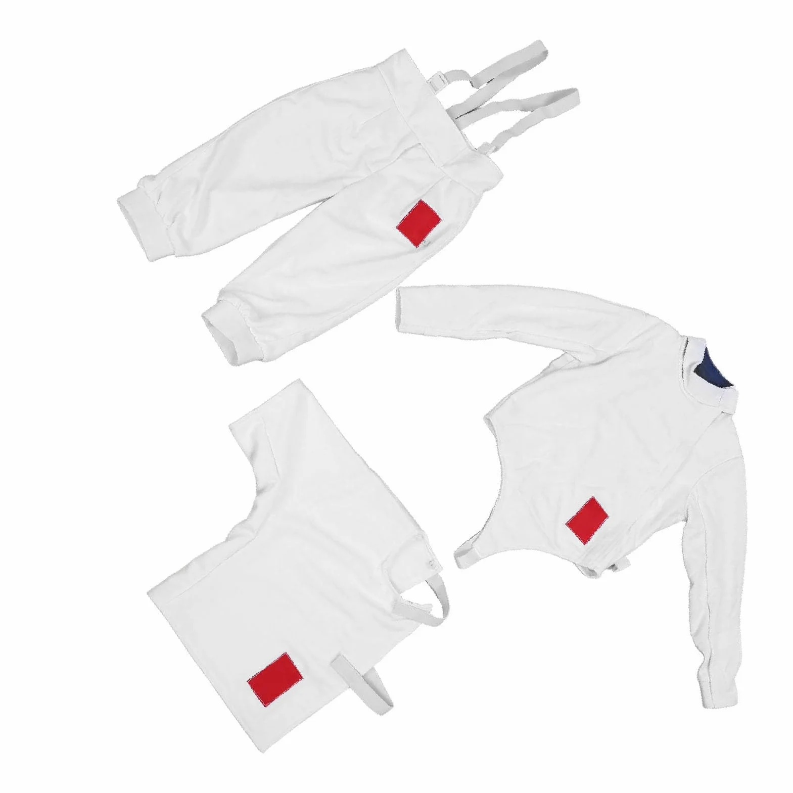 Traje de Uniforme de Esgrima CE350N Certificado para Niños y Jóvenes Ajuste Personalizable Transpirable