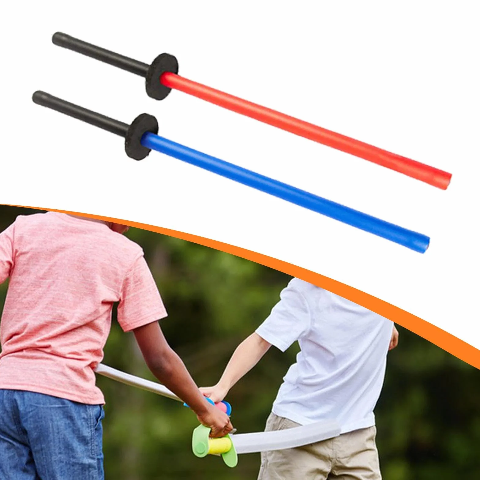 Espadas de Entrenamiento de Esponja Acolchadas para Kendo, Esgrima, Niños y Adultos