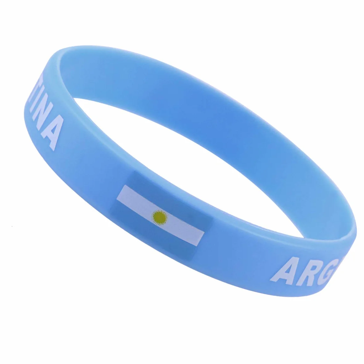 BESPORTBLE 5 Piezas Silicona Argentina País Pulsera Deportes Nacional Copa Favor 2020 Olimpiada