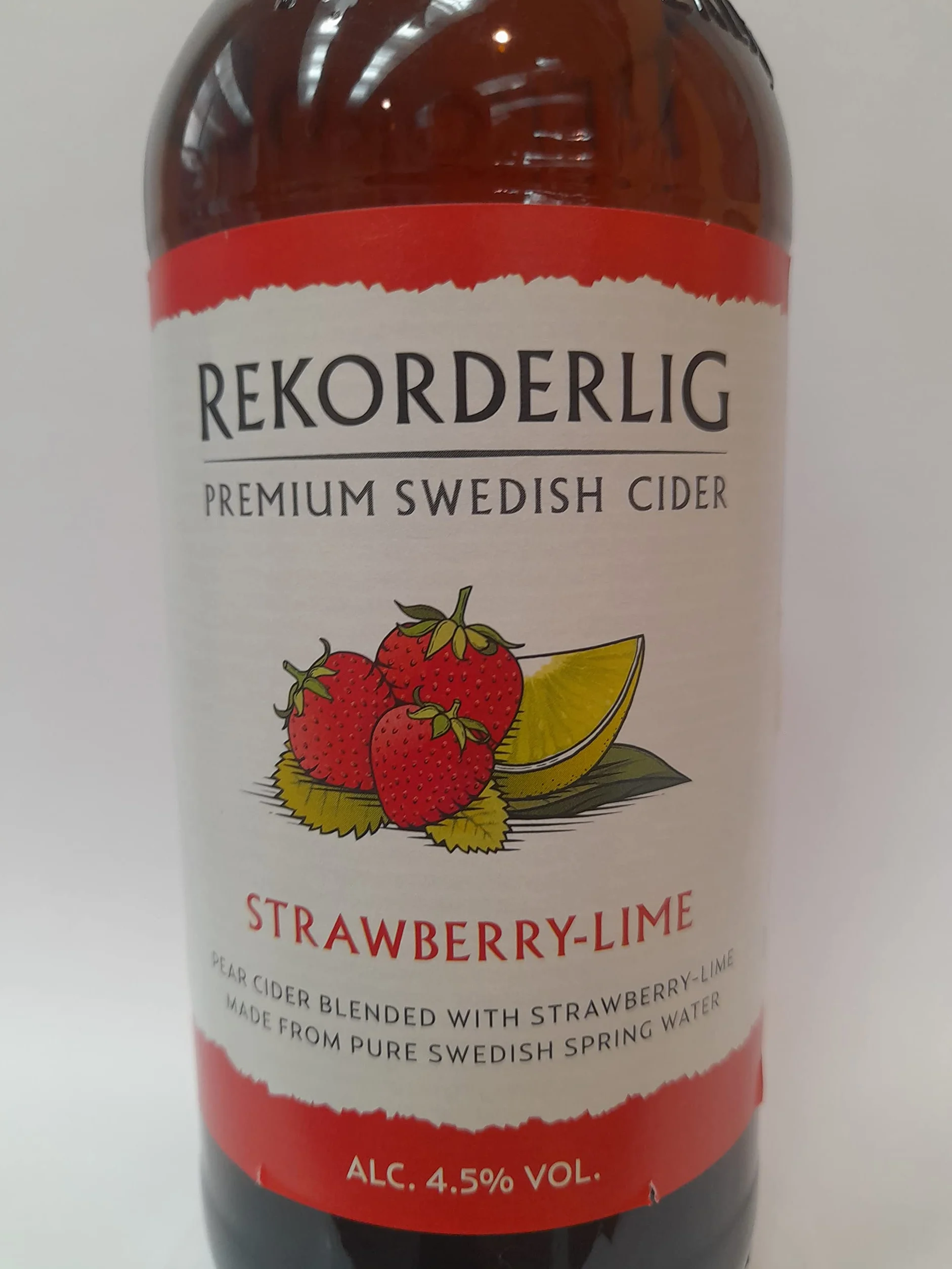 Sidra Sueca Rekorderlig Fresa y Lima 50Cl x 6 uds