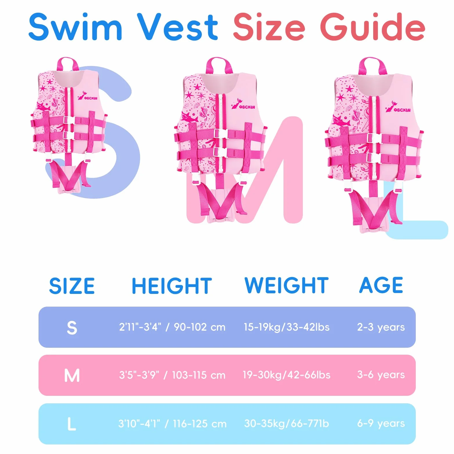 Chaleco de Natación para Niños Flotador Ajustable Neopreno Suave TÜV geprüft