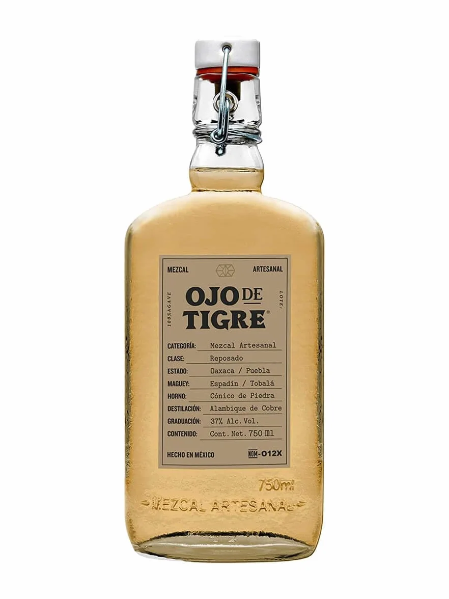 Ojo de Tigre Mezcal Artesanal Reposado 100% Agave 37% Vol. 0,7l