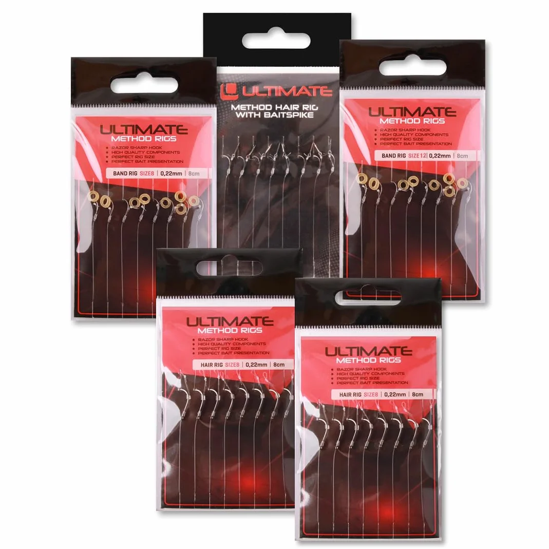 Bajo de línea para pez Blanco Ultimate Method Feeder Rig Pack 40pcs