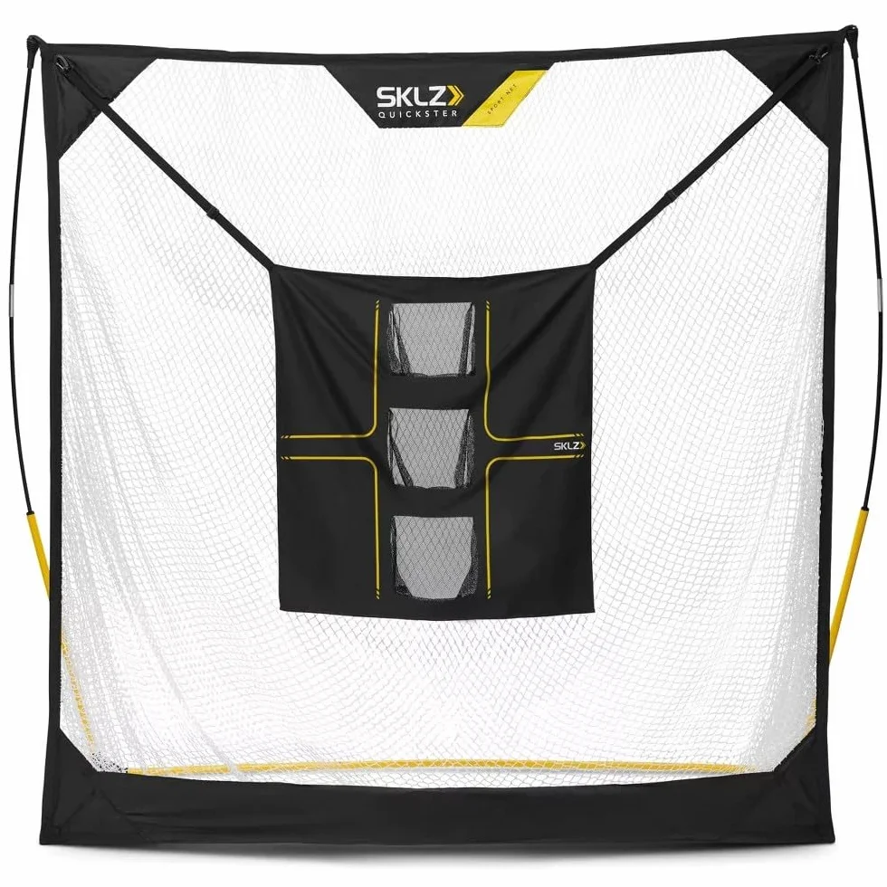 SKLZ Universal Golf Target – Objetivo de Swing Ajustable con Tres Bolsillos para Practicar Vuelo de Bola y Chip, 76.2 cm x 76.2 cm para Entrenamiento de precisión.