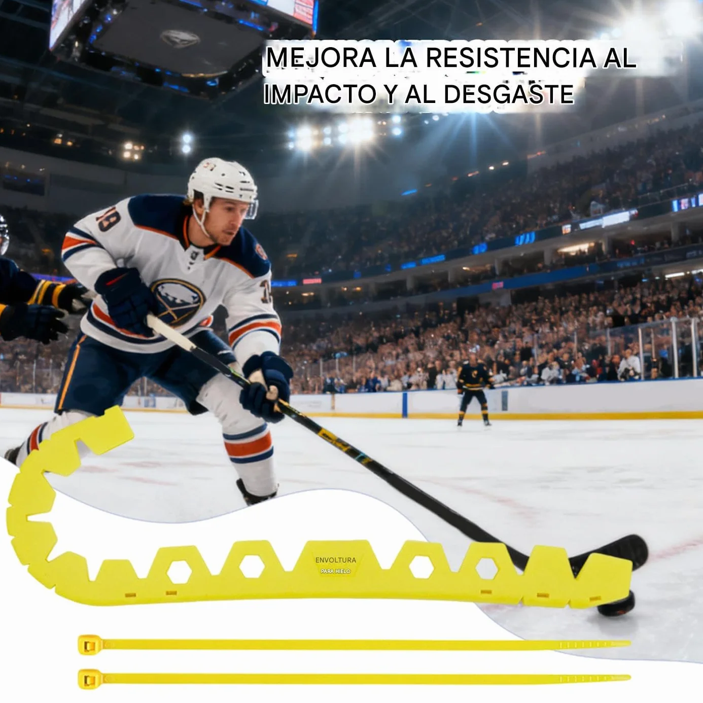 Funda Protectora para Palos De Hockey Senior - Protección Equipo Hockey Patinaje Hielo Accesorios Deportivos
