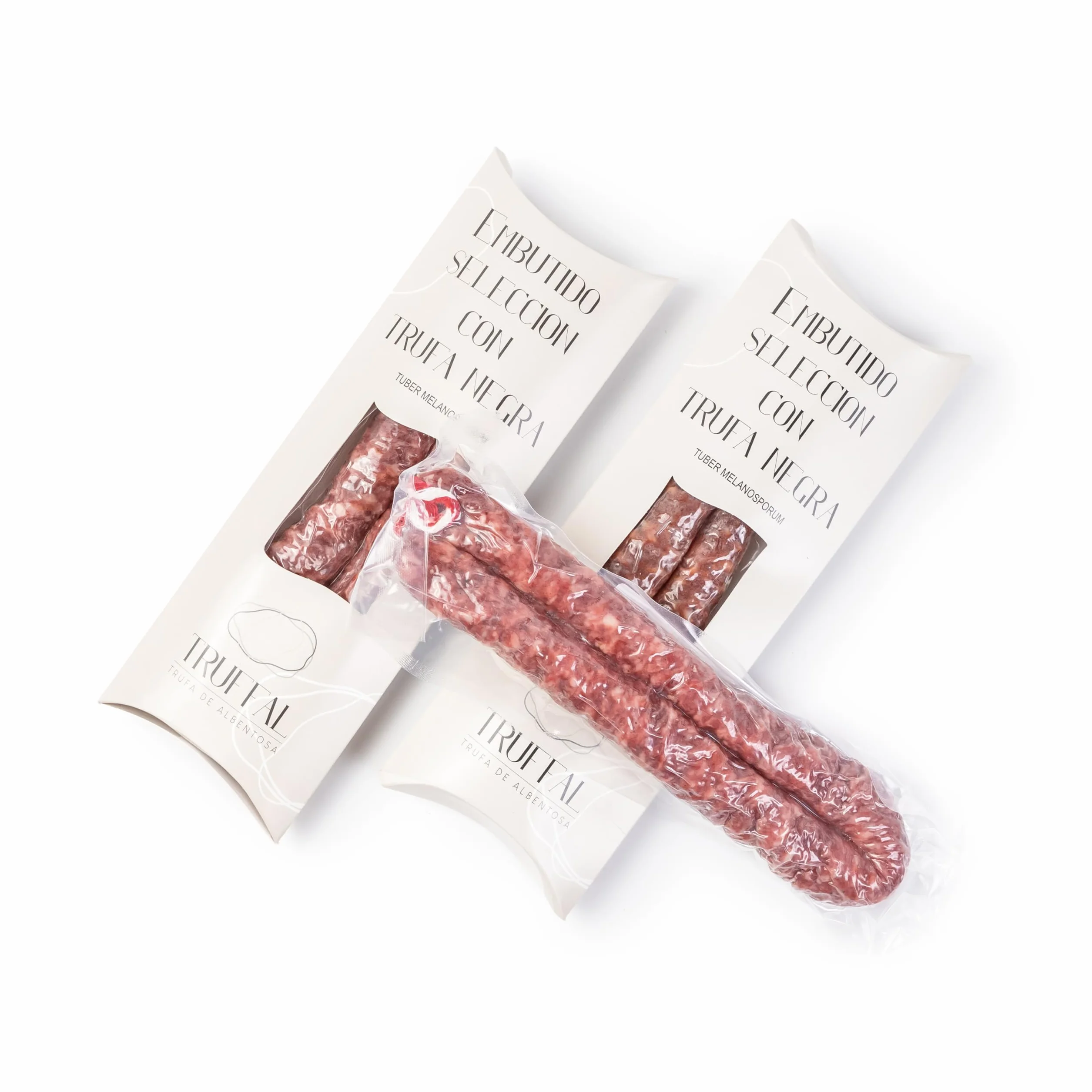 Longaniza de Aragon con Trufa Negra de Teruel, Tuber Melanosporum, 3 piezas.