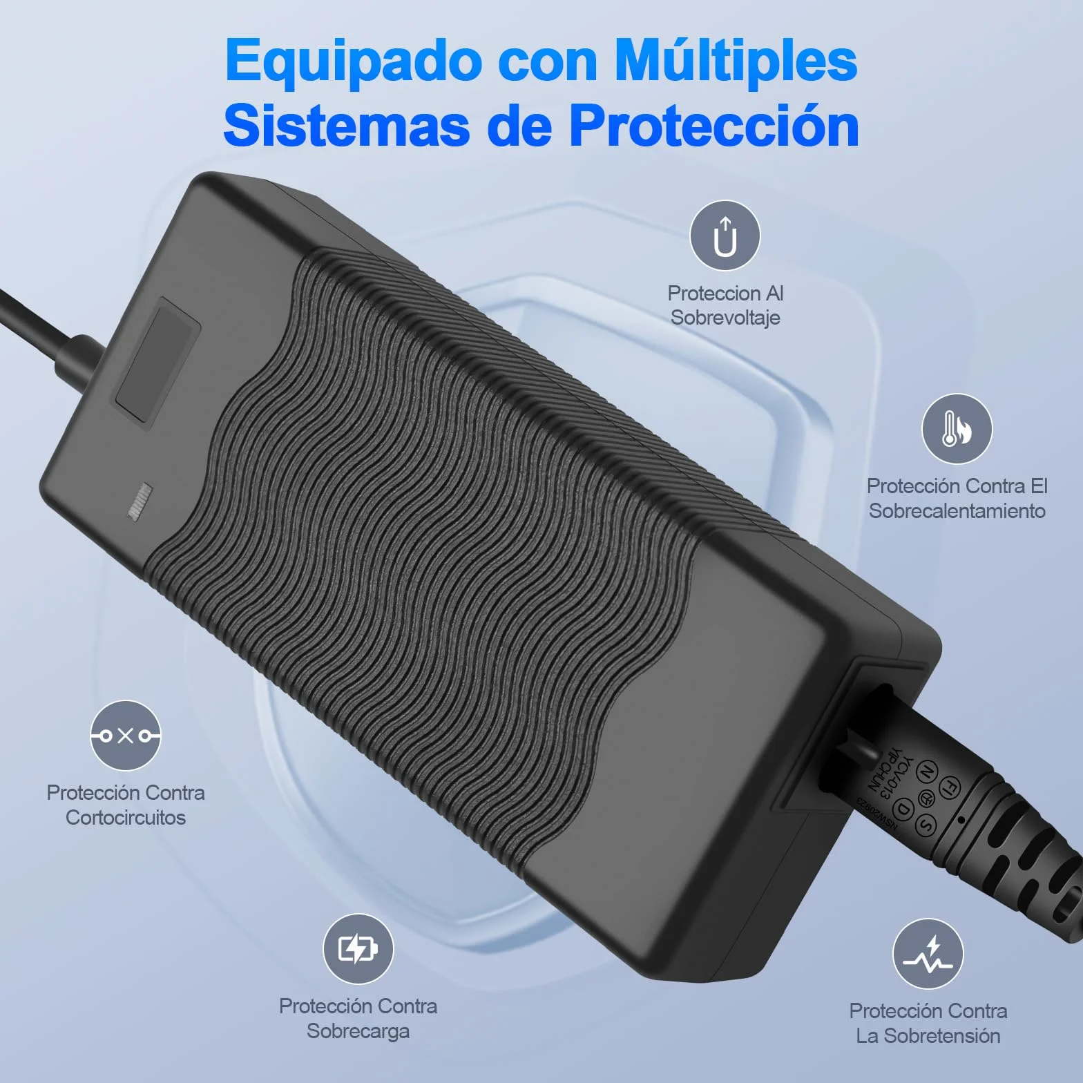 Xiaomi M365 Ninebot Segway Cargador Scooter Eléctrico 42V 2A Adaptador