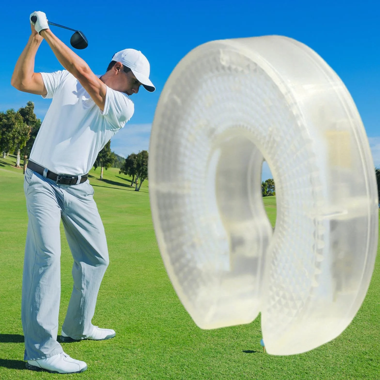 Luces LED de agujero de golf, lámpara de copa, policarbonato ABS, iluminación multicolor, herramienta de práctica nocturna para fiestas