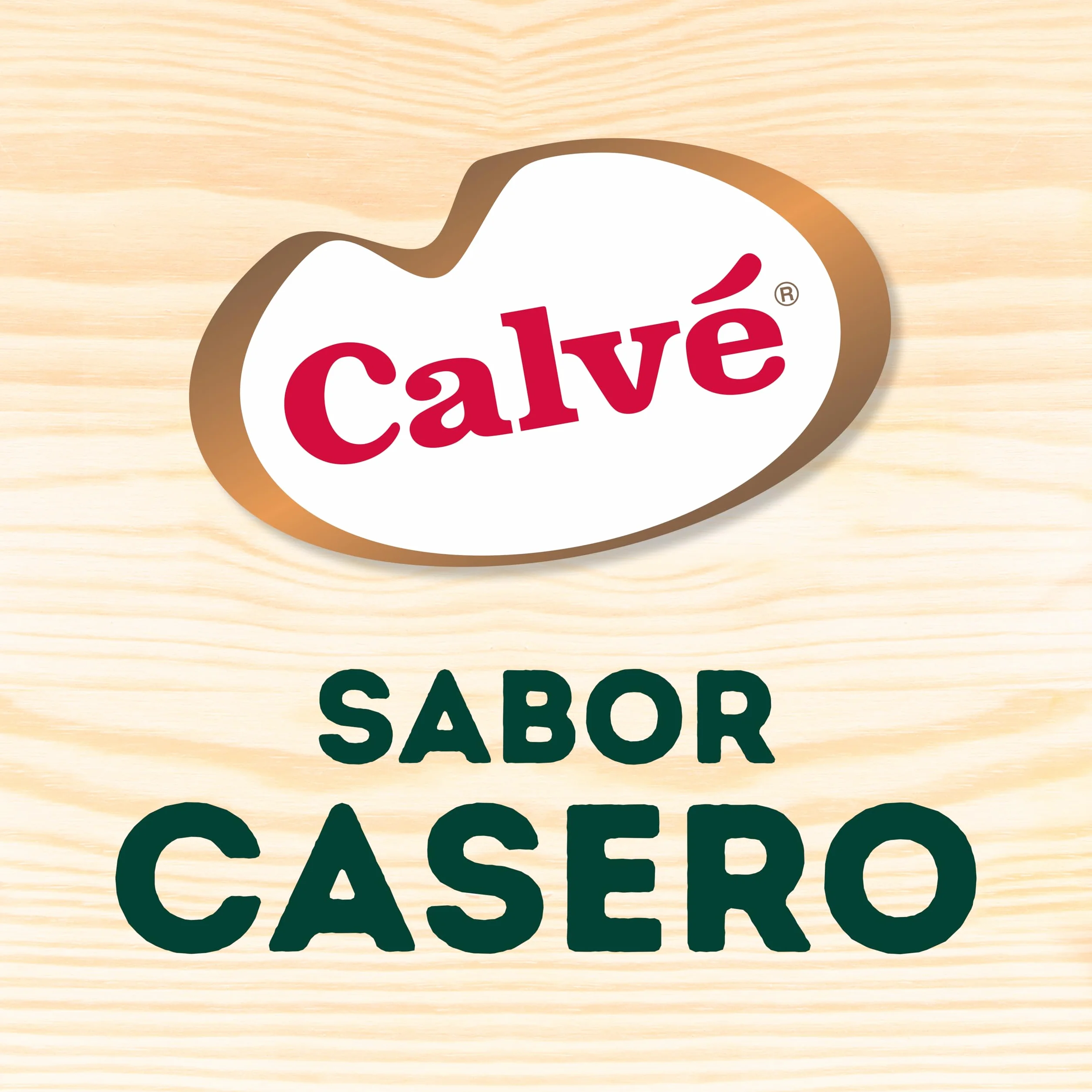 Calvé Salsa en tarro Sabor Casero sin conservantes, 30% menos sal 210ml, Pack de 12 unidades