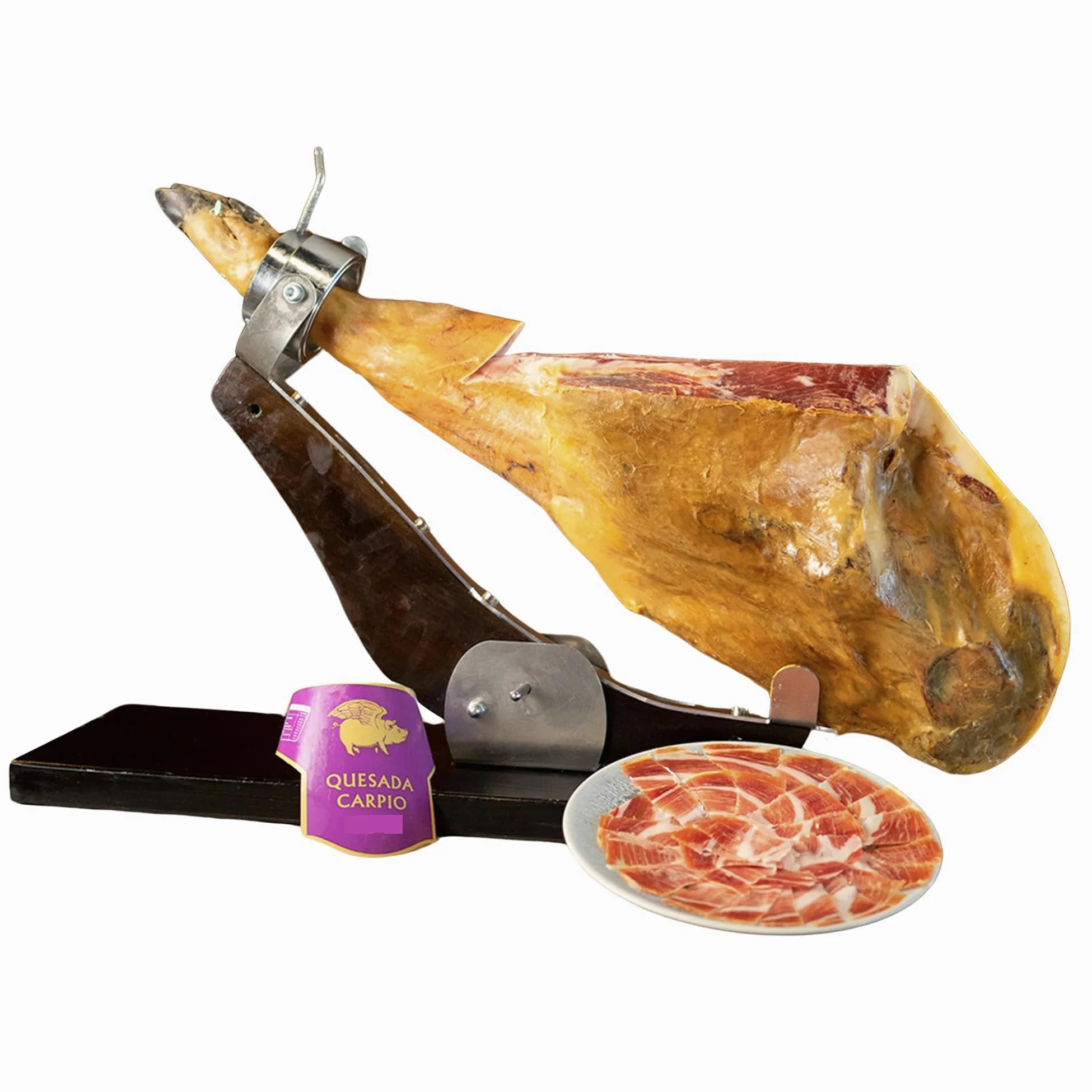 Jamón Duroc Gran Reserva Pieza Entera 8kg Quesada Carpio® | Curación Artesanal +18 Meses en Secadero | Sabor Gourmet Accesible | Ideal Regalos y Eventos