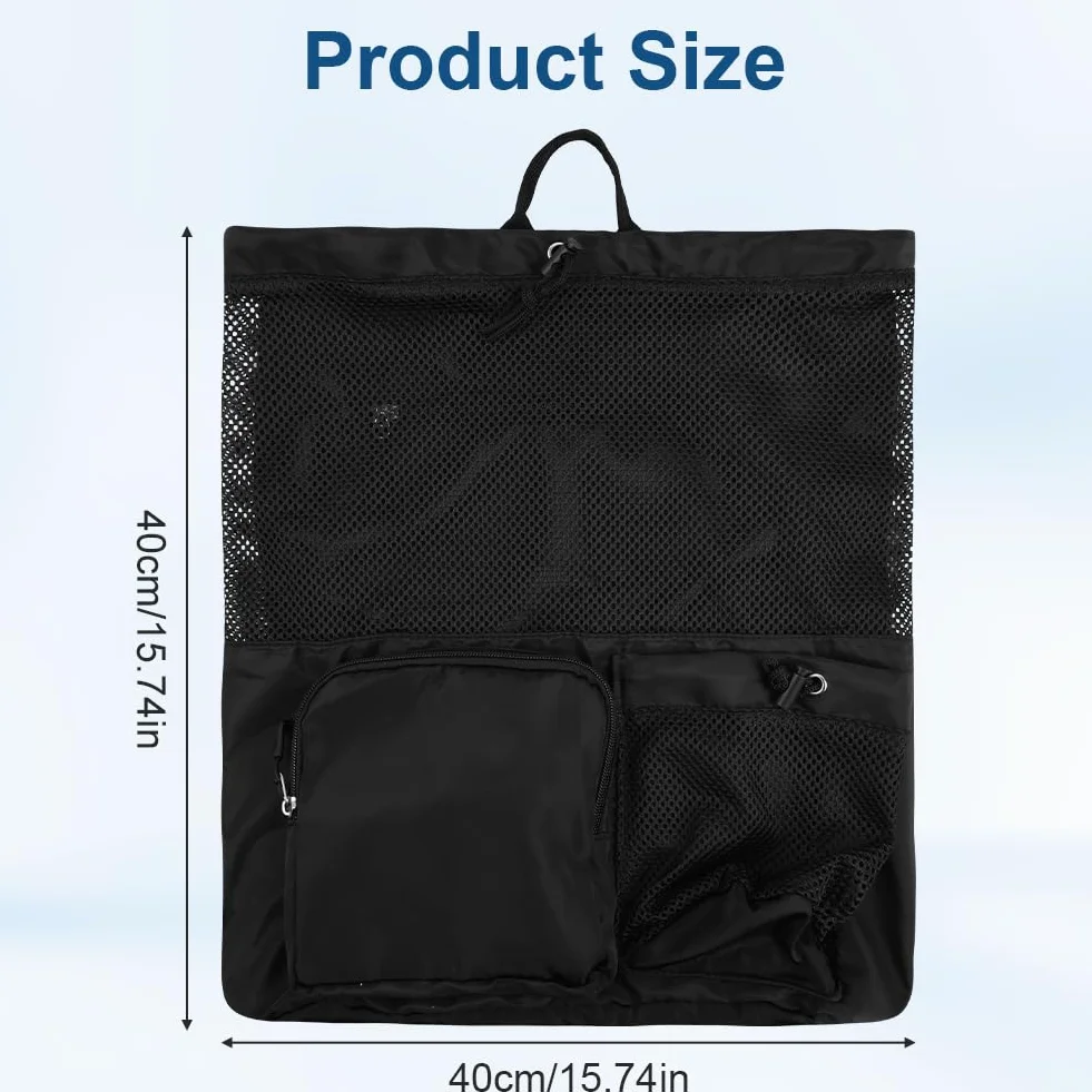 Mochilas de Cuerdas Impermeables para Playa y Natación con Bolsillo