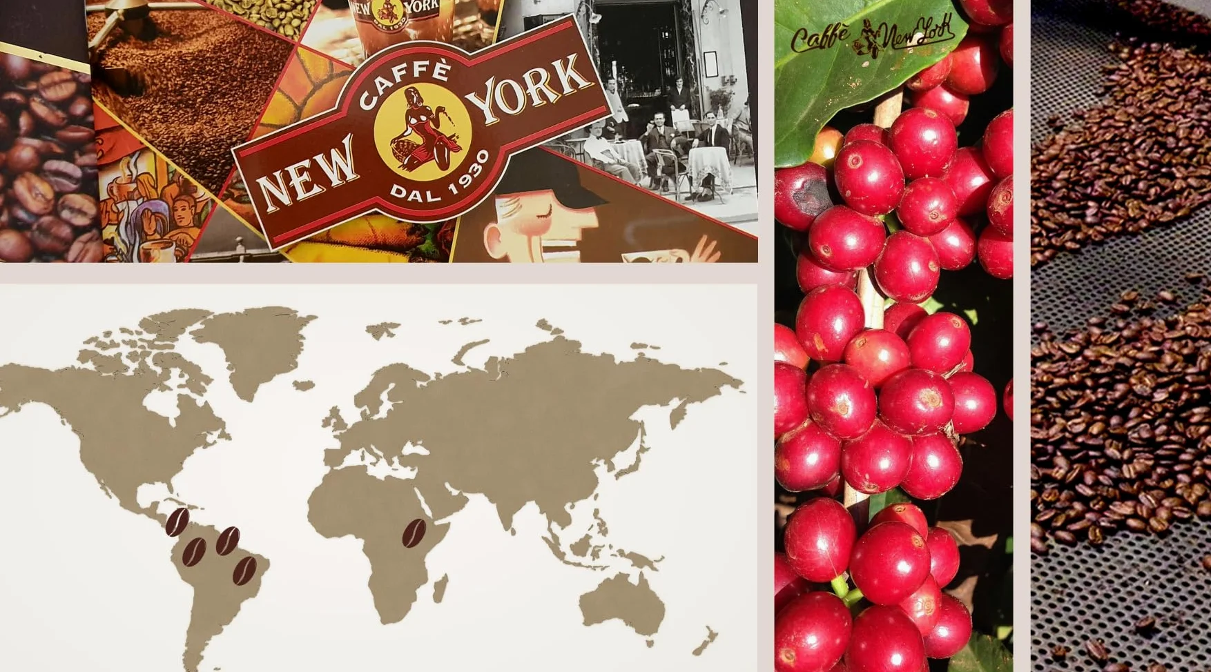Caffè New York - EXTRA - Granos de café - 1000g